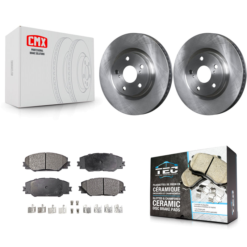 Transit Auto K8T-100500 Disc Brake Kit for 2006-2020 Toyota RAV4, Toyota Corolla iM, Scion iM & more - Front product image