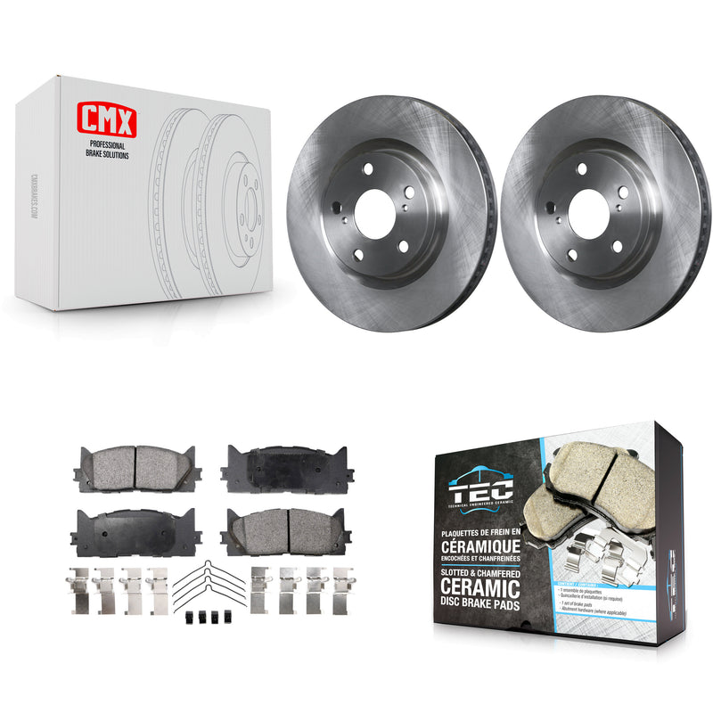 Transit Auto K8T-100501 Disc Brake Kit for 2007-2018 Lexus ES300h, Toyota Avalon, Lexus ES350 & more - Front product image