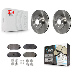 Transit Auto K8T-100505 Disc Brake Kit for 2006-2019 Toyota Yaris, Scion iQ, Toyota Prius C - Front product image