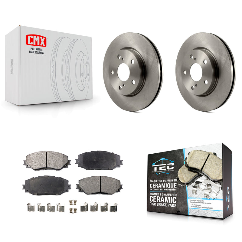 Transit Auto K8T-100506 Disc Brake Kit for 2006-2018 Toyota RAV4, Toyota Prius V, Lexus HS250h & more - Front product image