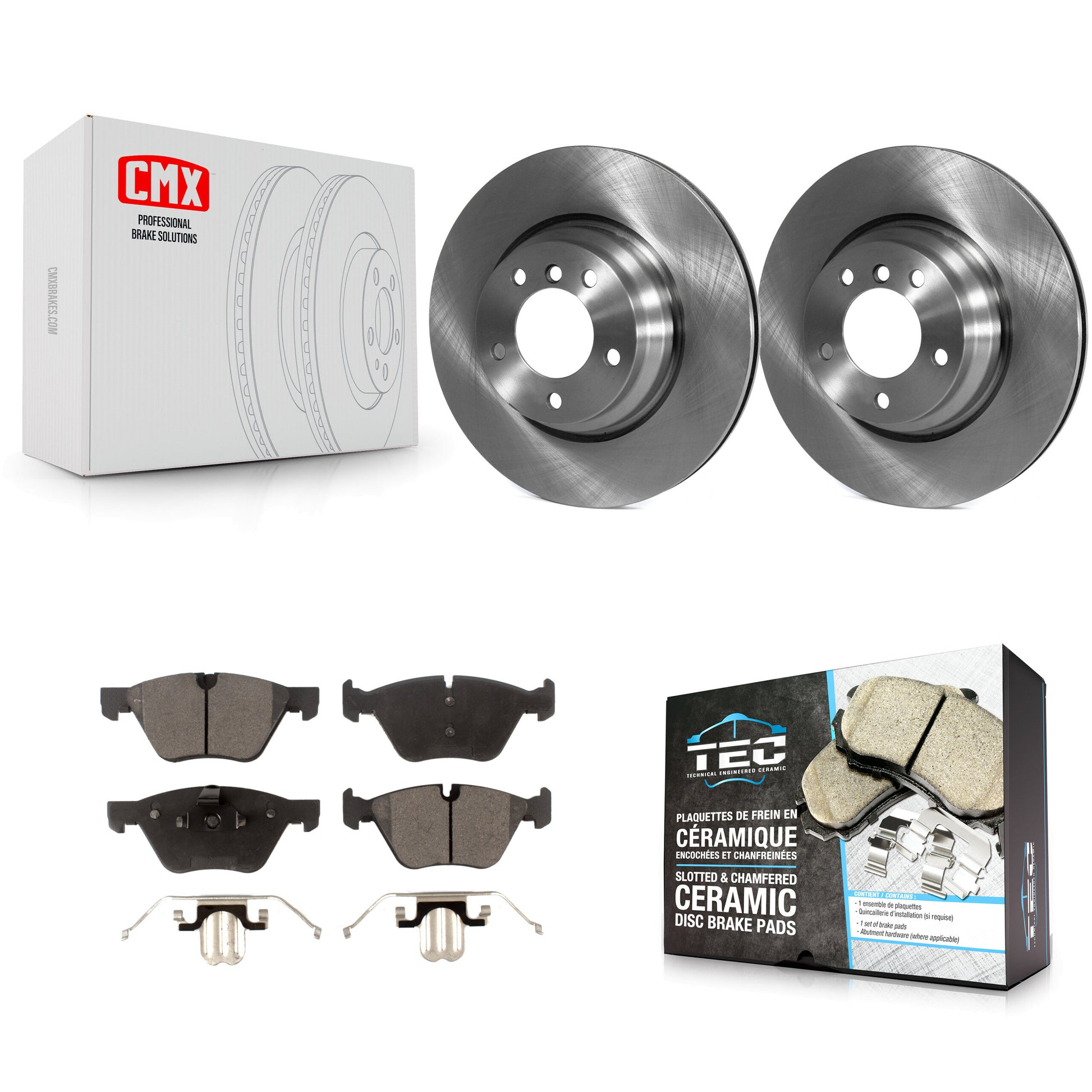 Transit Auto K8T-100510 Disc Brake Kit for 2006-2012 BMW X1, BMW 330i, BMW 330xi - Front product image