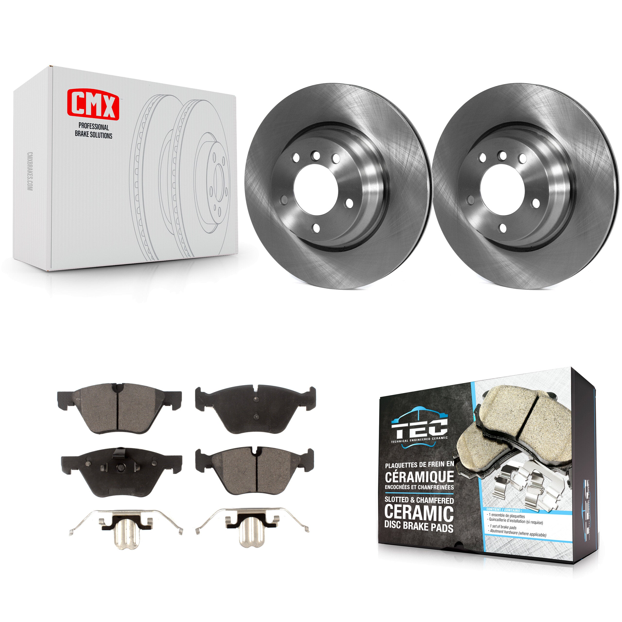 Transit Auto K8T-100510 Disc Brake Kit for 2006-2012 BMW X1, BMW 330i, BMW 330xi - Front product image