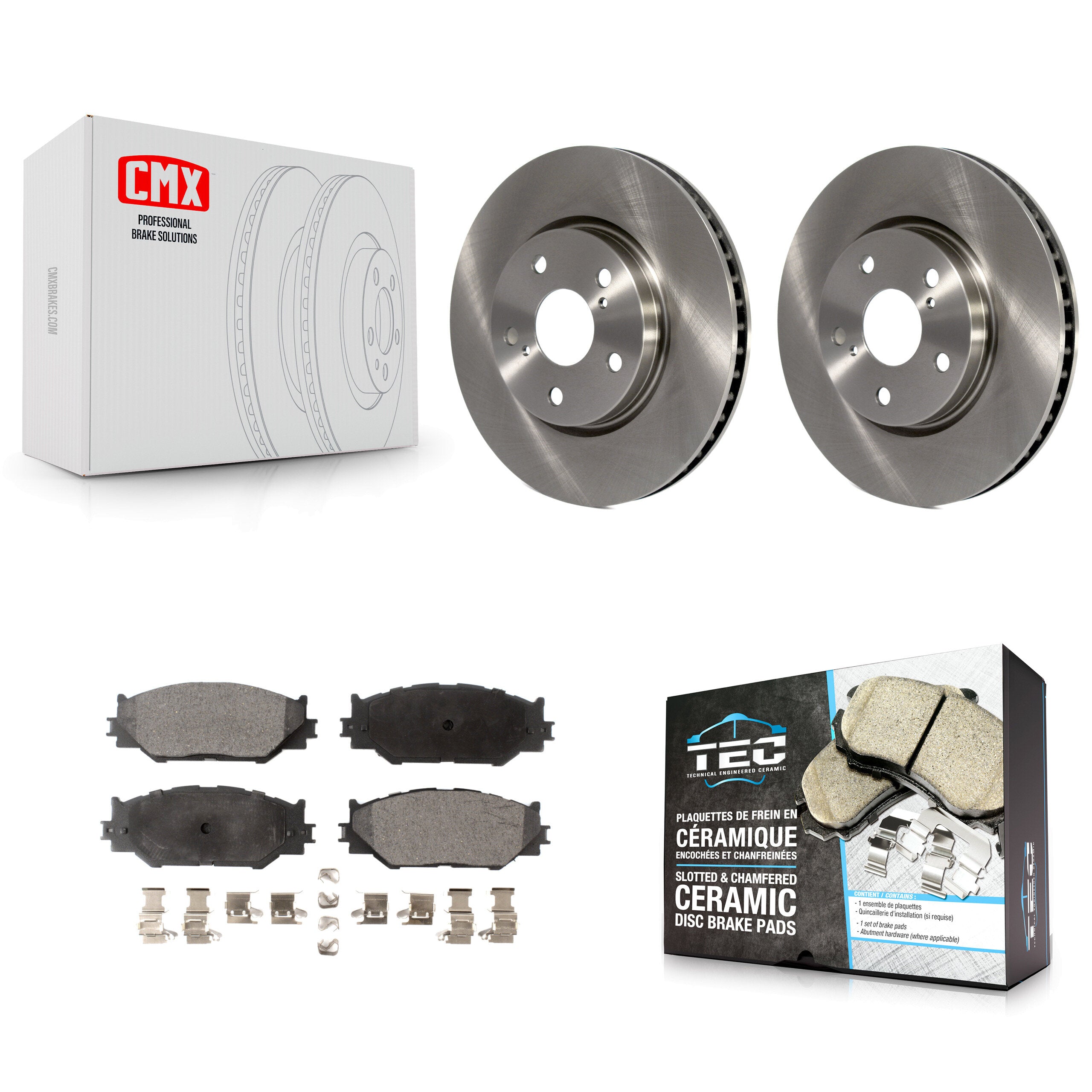 Transit Auto K8T-100512 Disc Brake Kit for 2006-2015 Lexus IS250 - Front product image