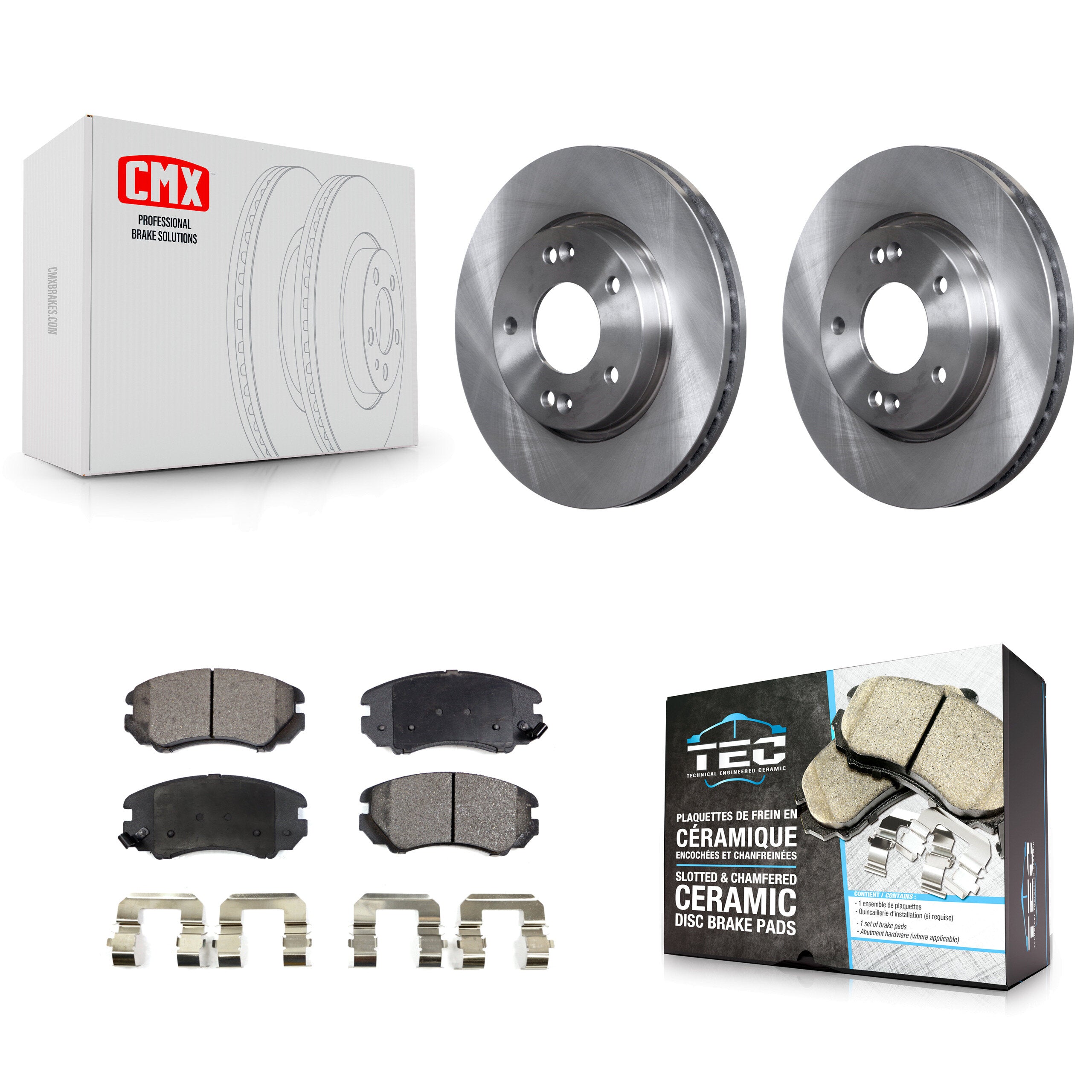 Transit Auto K8T-100514 Disc Brake Kit for 2007-2010 Hyundai Elantra - Front product image