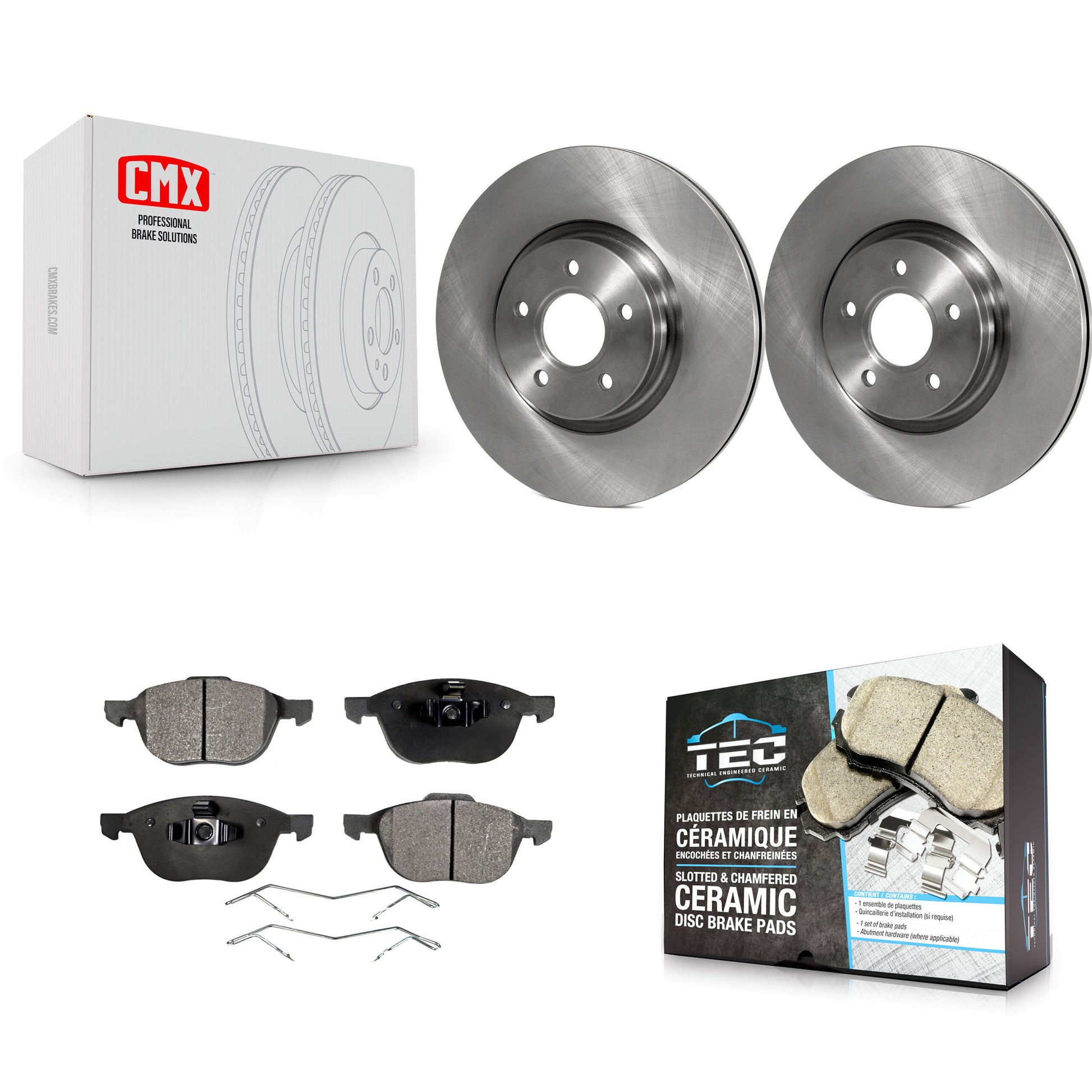 Transit Auto K8T-100530 Disc Brake Kit for 2014 Ford Transit Connect - Front product image