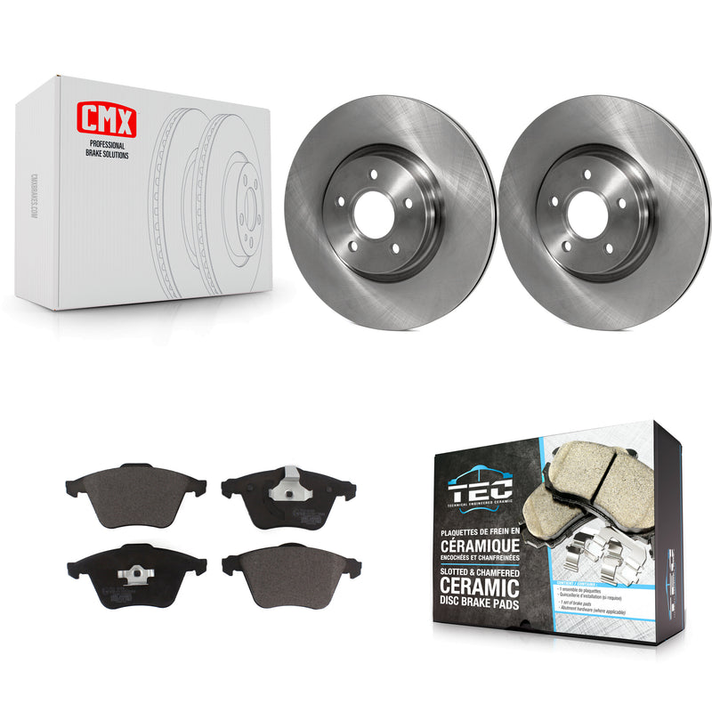 Transit Auto K8T-100533 Disc Brake Kit for 2004-2013 Volvo C70, Volvo S40, Volvo V50 - Front product image