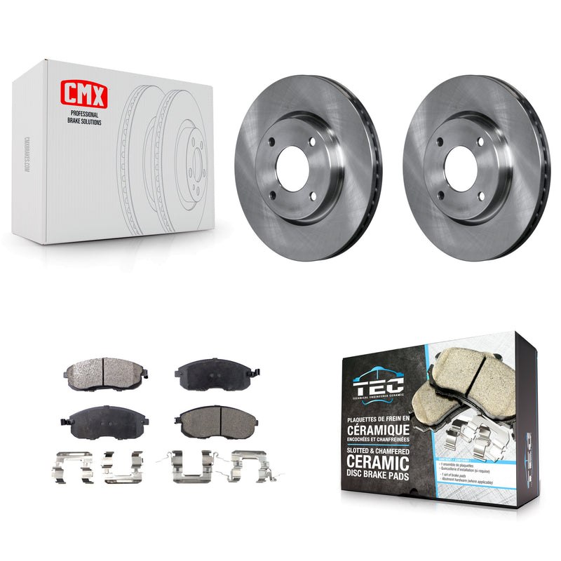 Transit Auto K8T-100535 Disc Brake Kit for 2007-2014 Nissan Cube, Nissan Sentra, Nissan Versa - Front product image