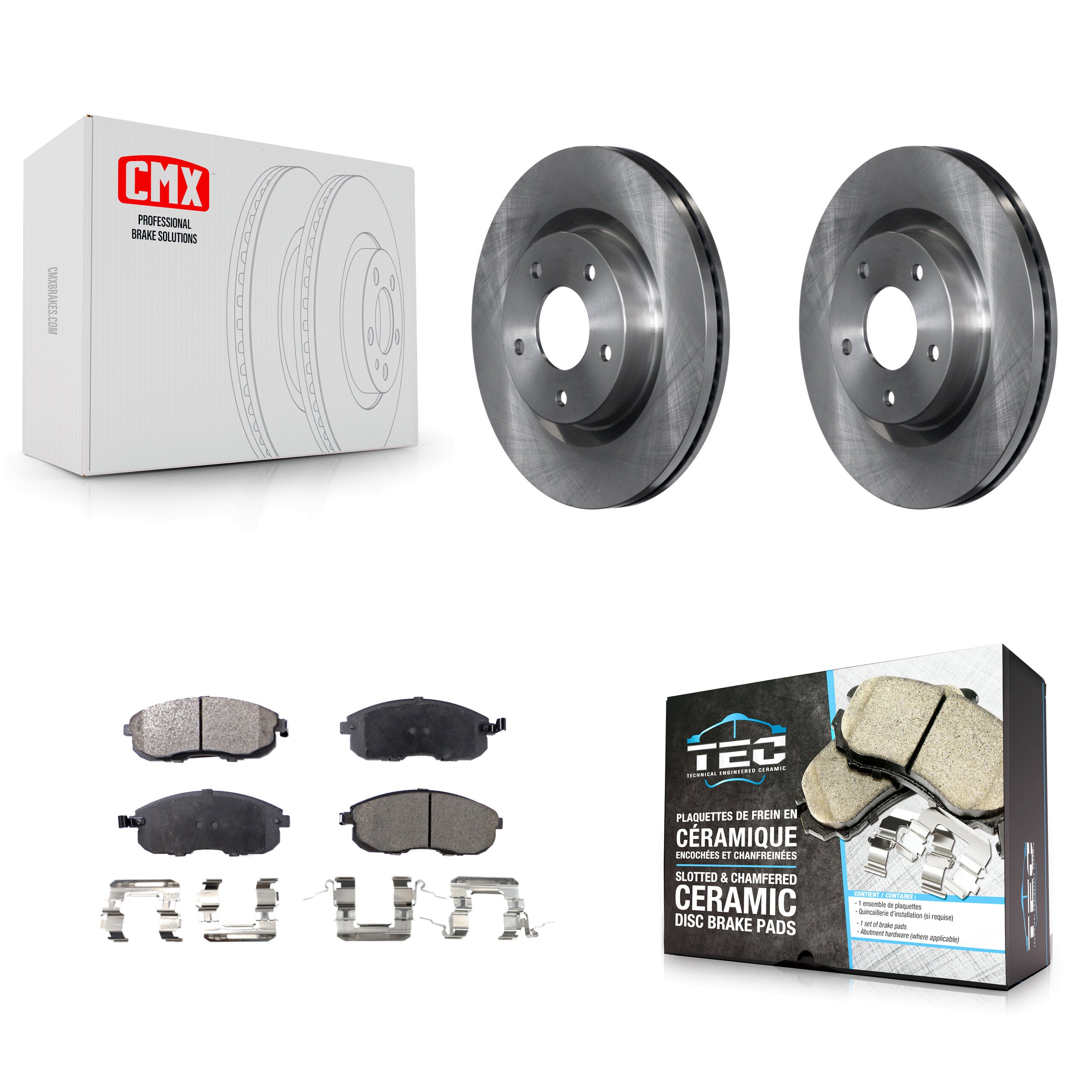 Transit Auto K8T-100536 Disc Brake Kit for 2007-2013 Nissan Altima - Front product image