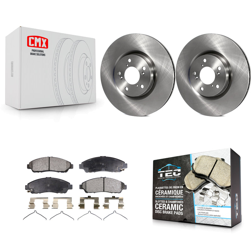 Transit Auto K8T-100539 Disc Brake Kit for 2007-2020 Acura RLX, Acura ZDX, Honda Pilot & more - Front product image