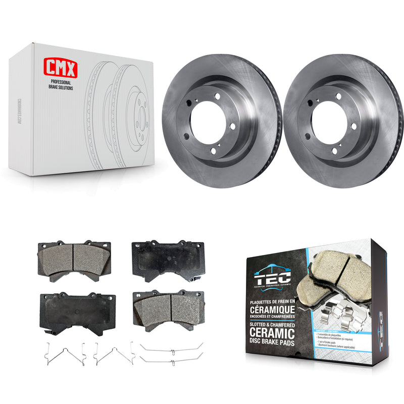 Transit Auto K8T-100546 Disc Brake Kit for 2007-2022 Toyota Land Cruiser, Lexus LX570, Toyota Sequoia & more - Front product image