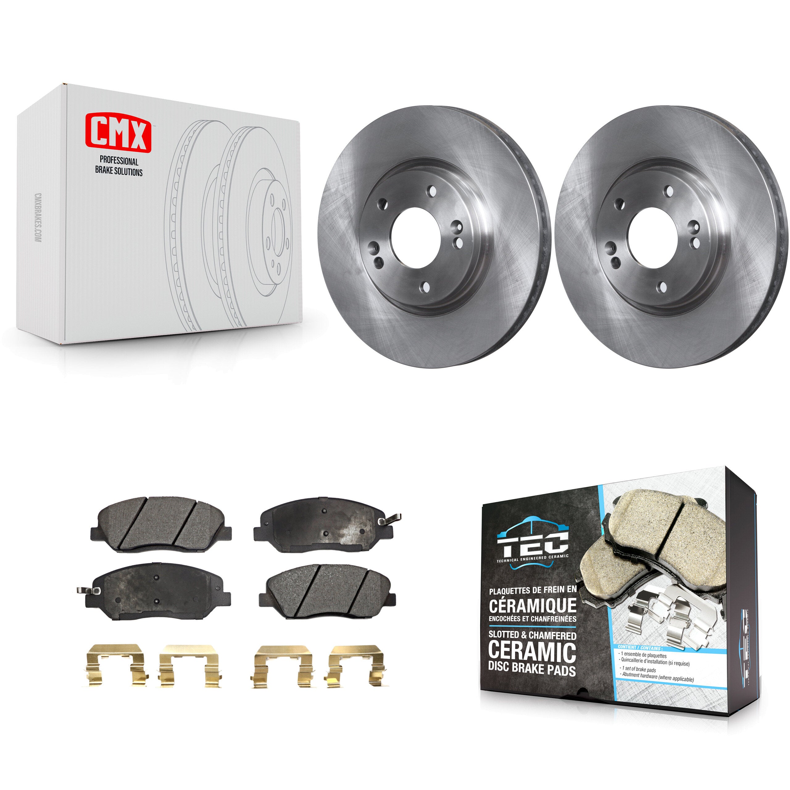 Transit Auto K8T-100549 Disc Brake Kit for 2007-2009 Hyundai Santa Fe - Front product image