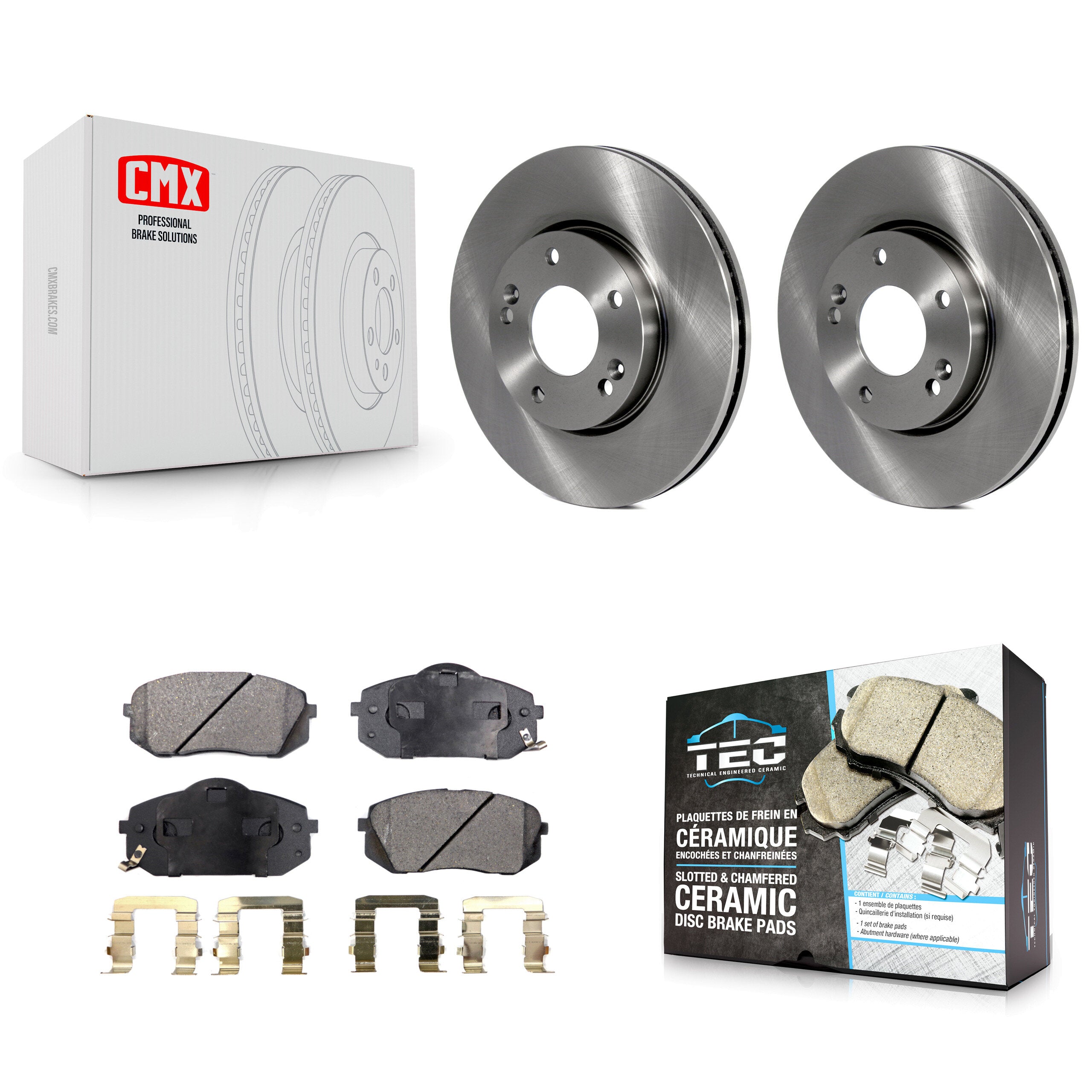 Transit Auto K8T-100550 Disc Brake Kit for 2007-2009 Kia Rondo - Front product image