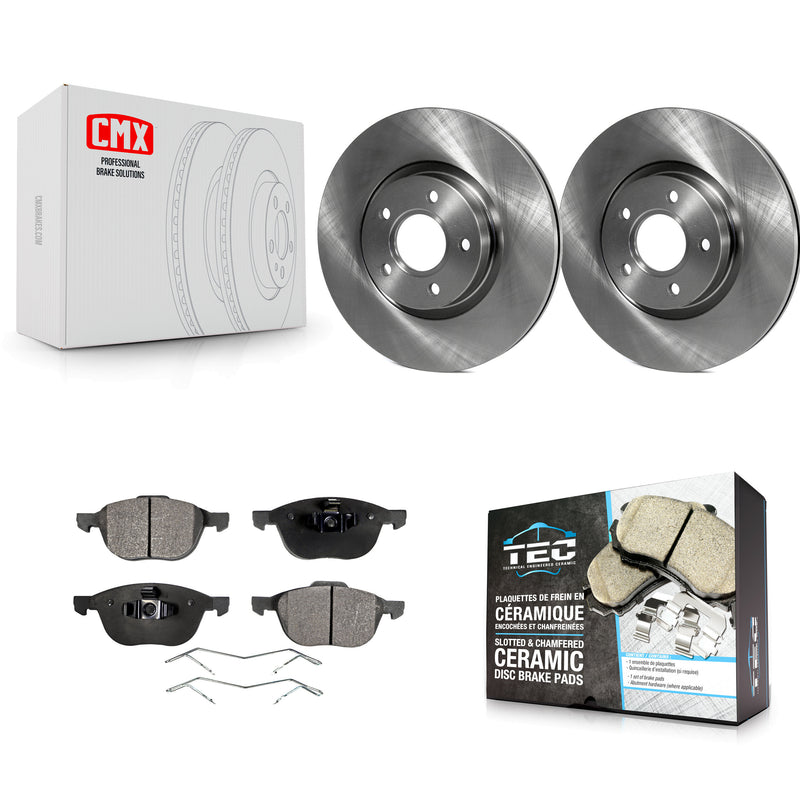 Transit Auto K8T-100552 Disc Brake Kit for 2004-2019 Ford Escape, Ford C-Max, Volvo C30 & more - Front product image