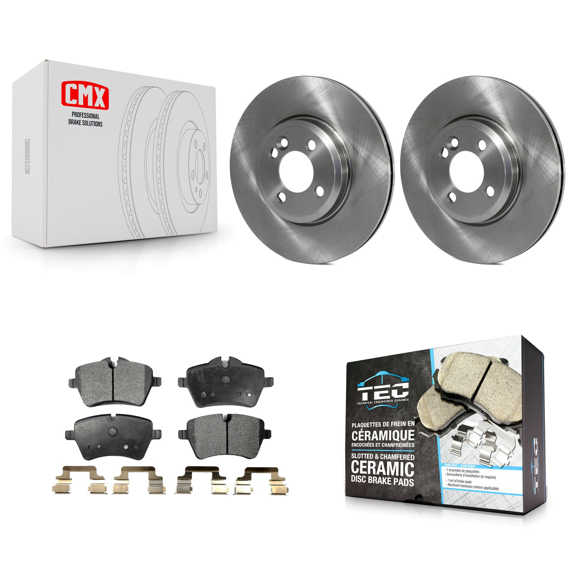 Transit Auto K8T-100553 Disc Brake Kit for 2002-2015 Mini Cooper Countryman, Mini Cooper - Front product image