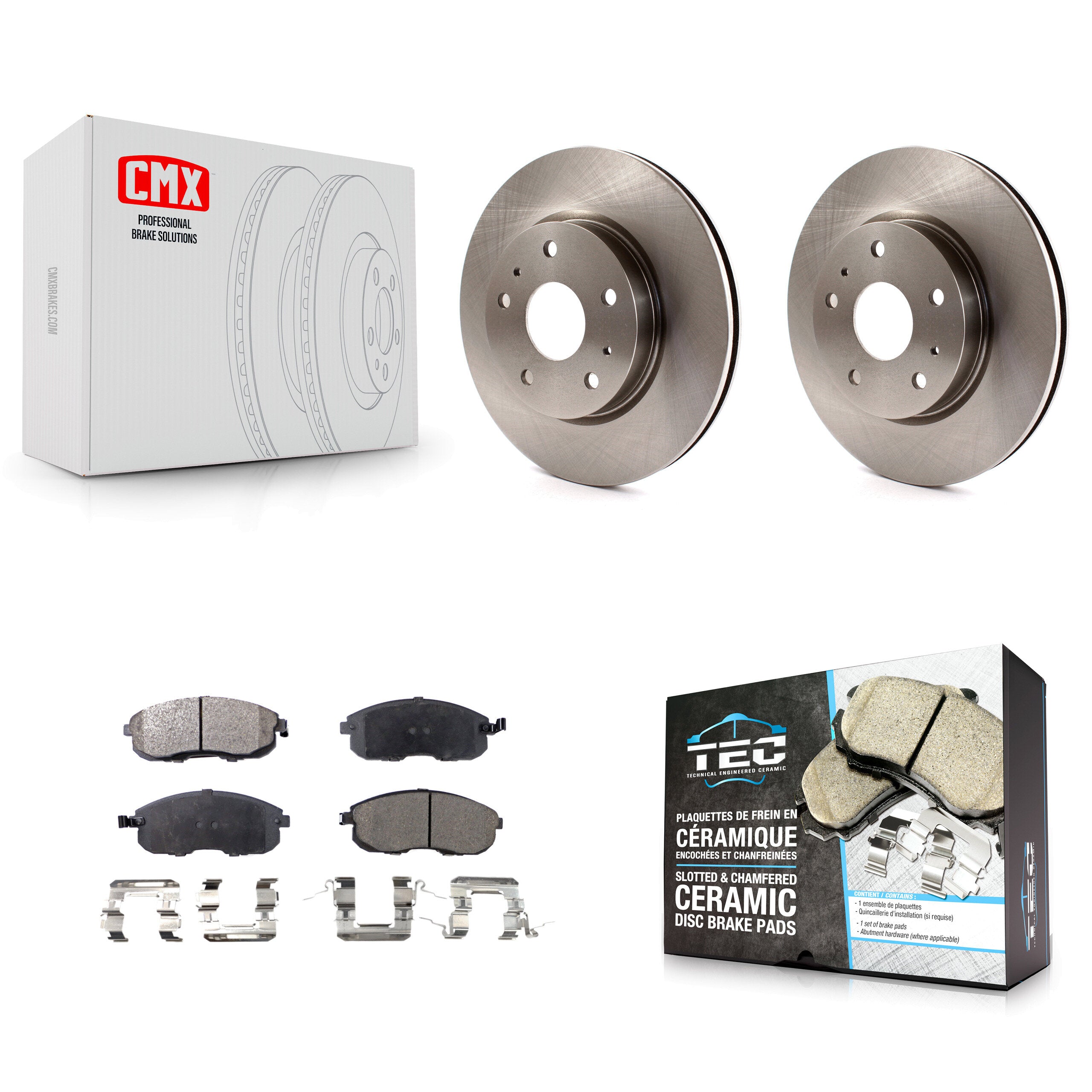 Transit Auto K8T-100555 Disc Brake Kit for 2007-2013 Suzuki SX4 Crossover, Suzuki SX4 - Front product image