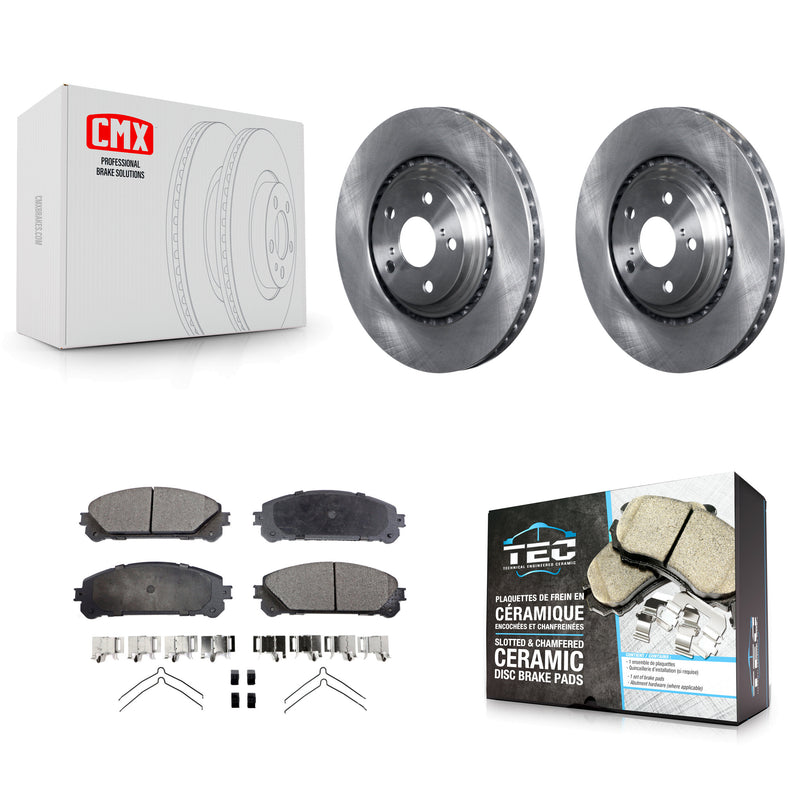 Transit Auto K8T-100560 Disc Brake Kit for 2008-2021 Lexus NX300, Lexus NX200t, Lexus NX300h & more - Front product image