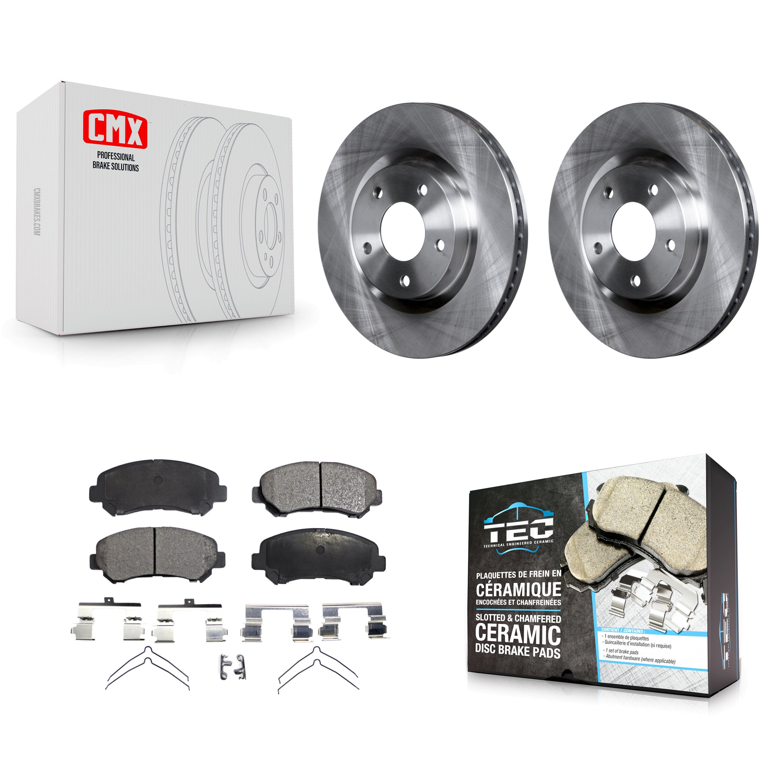 Transit Auto K8T-100561 Disc Brake Kit for 2008-2015 Nissan Rogue Select, Nissan Rogue - Front product image