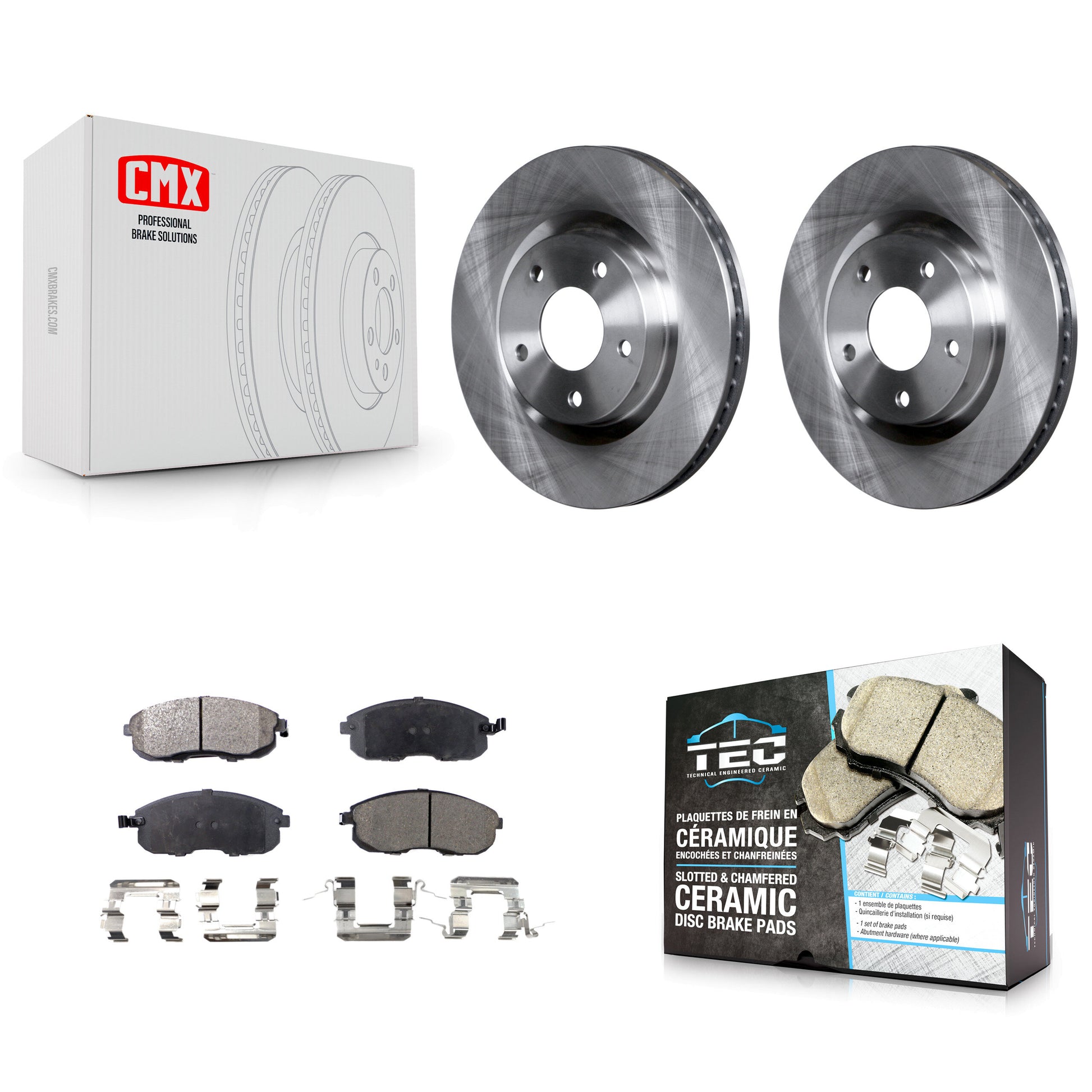Transit Auto K8T-100562 Disc Brake Kit for 2007-2012 Nissan Sentra - Front product image