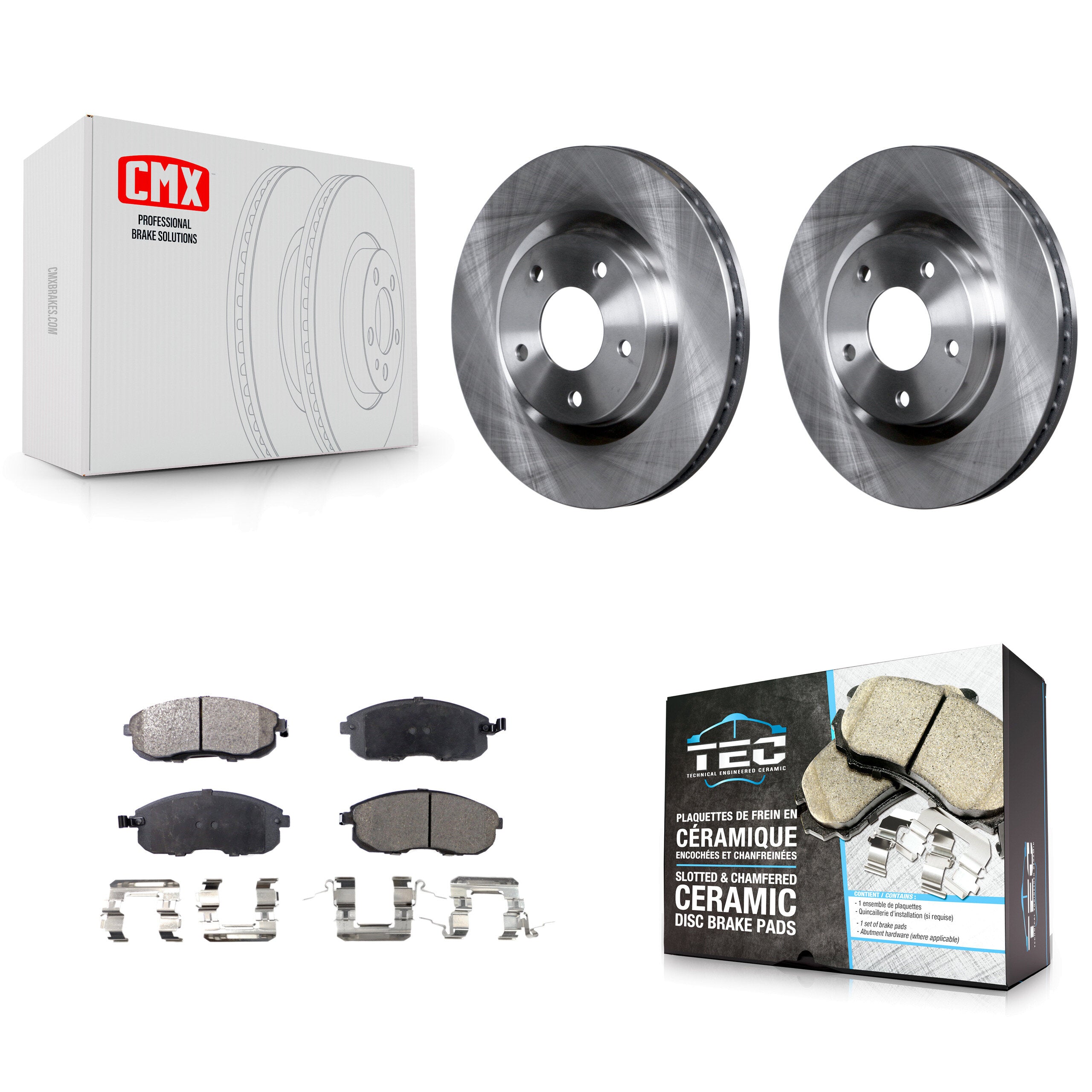 Transit Auto K8T-100562 Disc Brake Kit for 2007-2012 Nissan Sentra - Front product image
