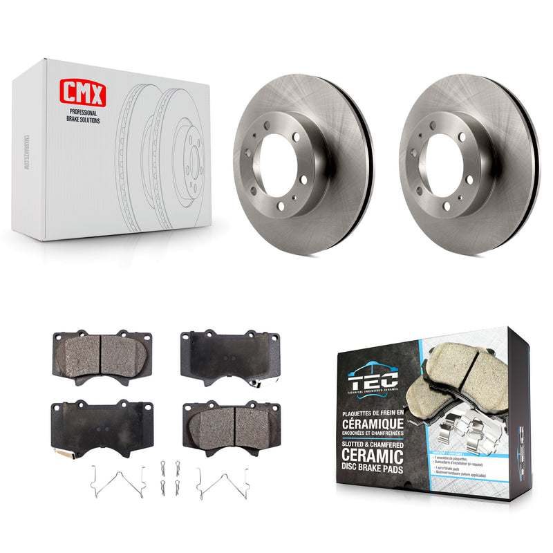Transit Auto K8T-100581 Disc Brake Kit for 2003-2023 Toyota Tacoma, Toyota FJ Cruiser, Toyota 4Runner - Front product image