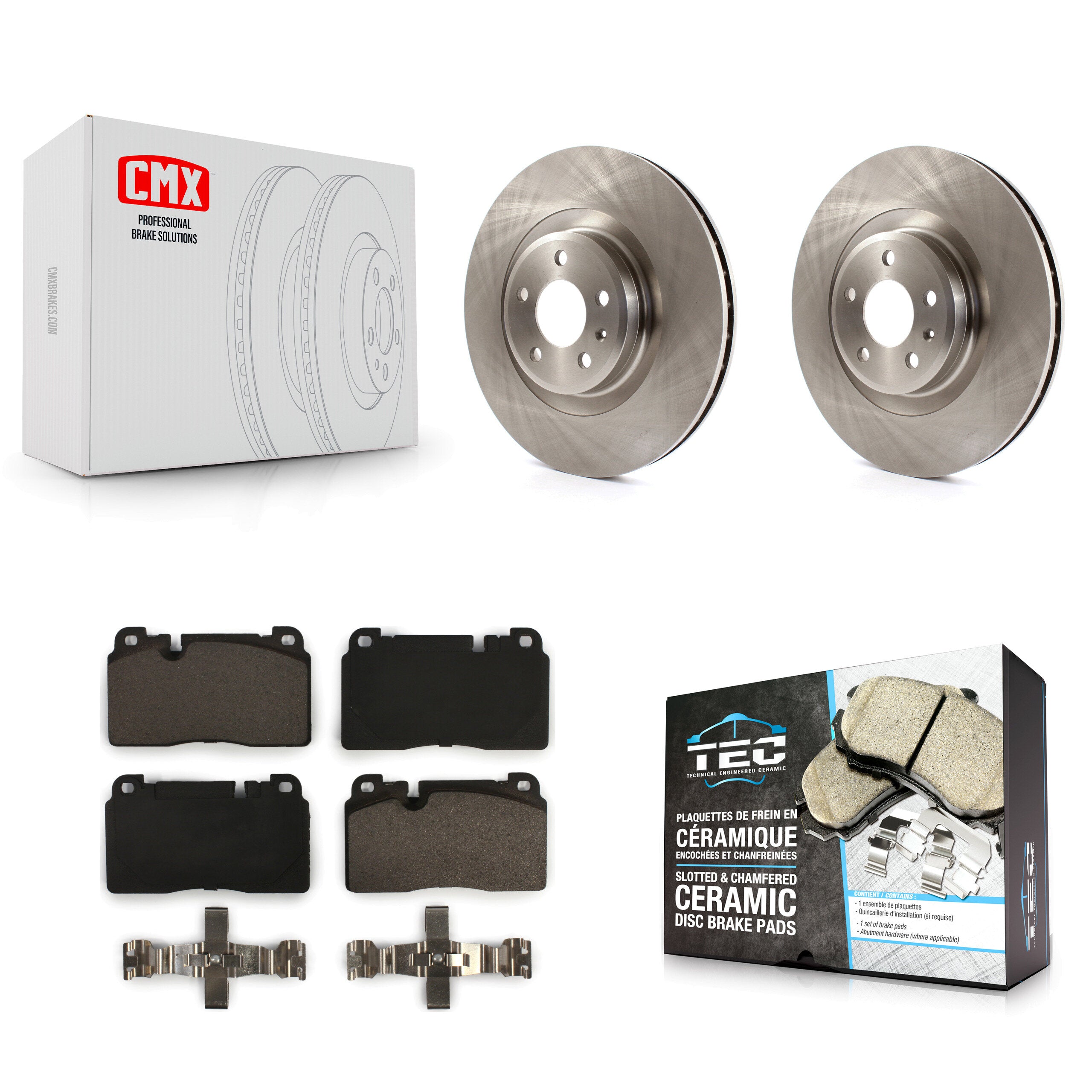 Transit Auto K8T-100584 Disc Brake Kit for 2013-2017 Audi Q5 - Front product image