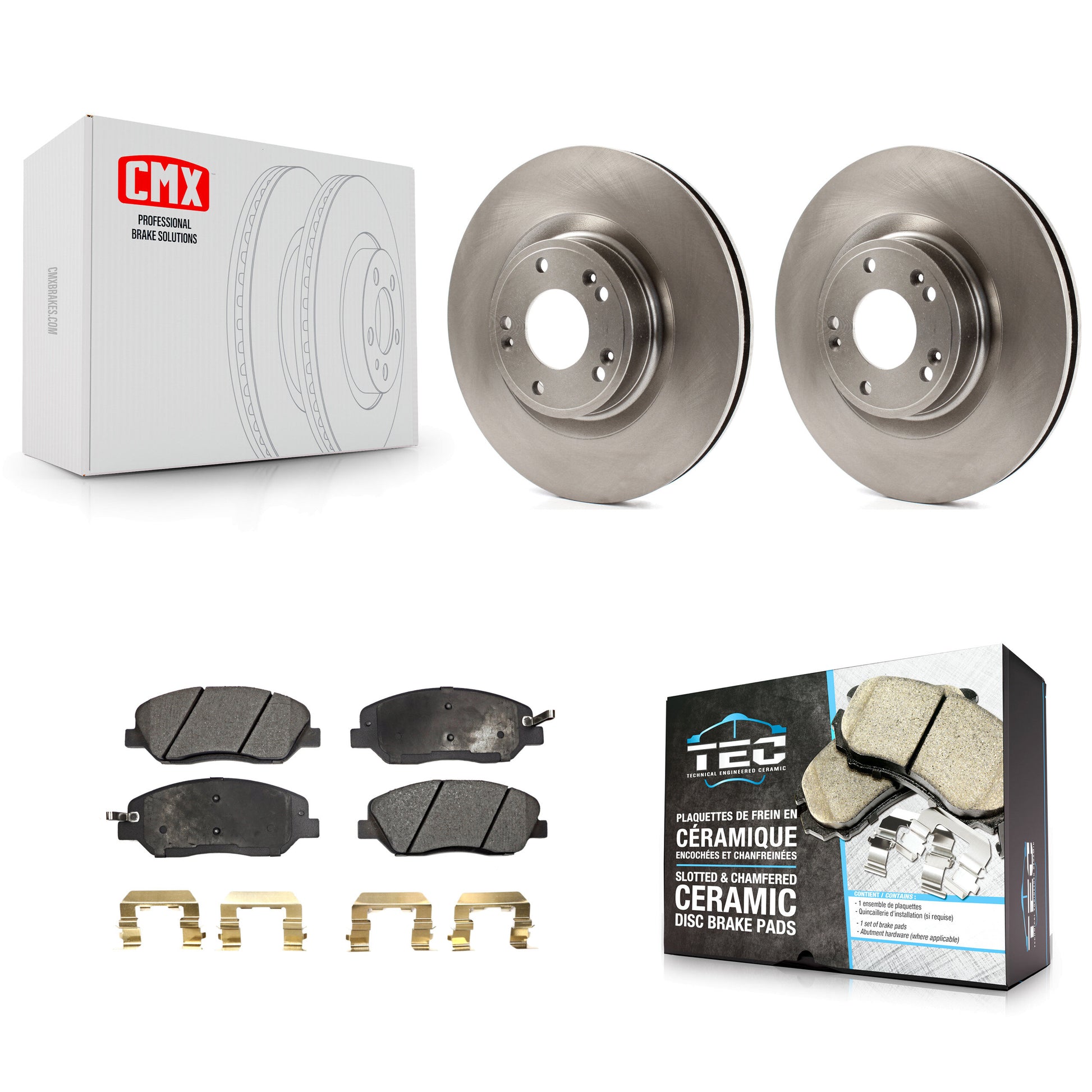 Transit Auto K8T-100590 Disc Brake Kit for 2009-2011 Hyundai Genesis - Front product image