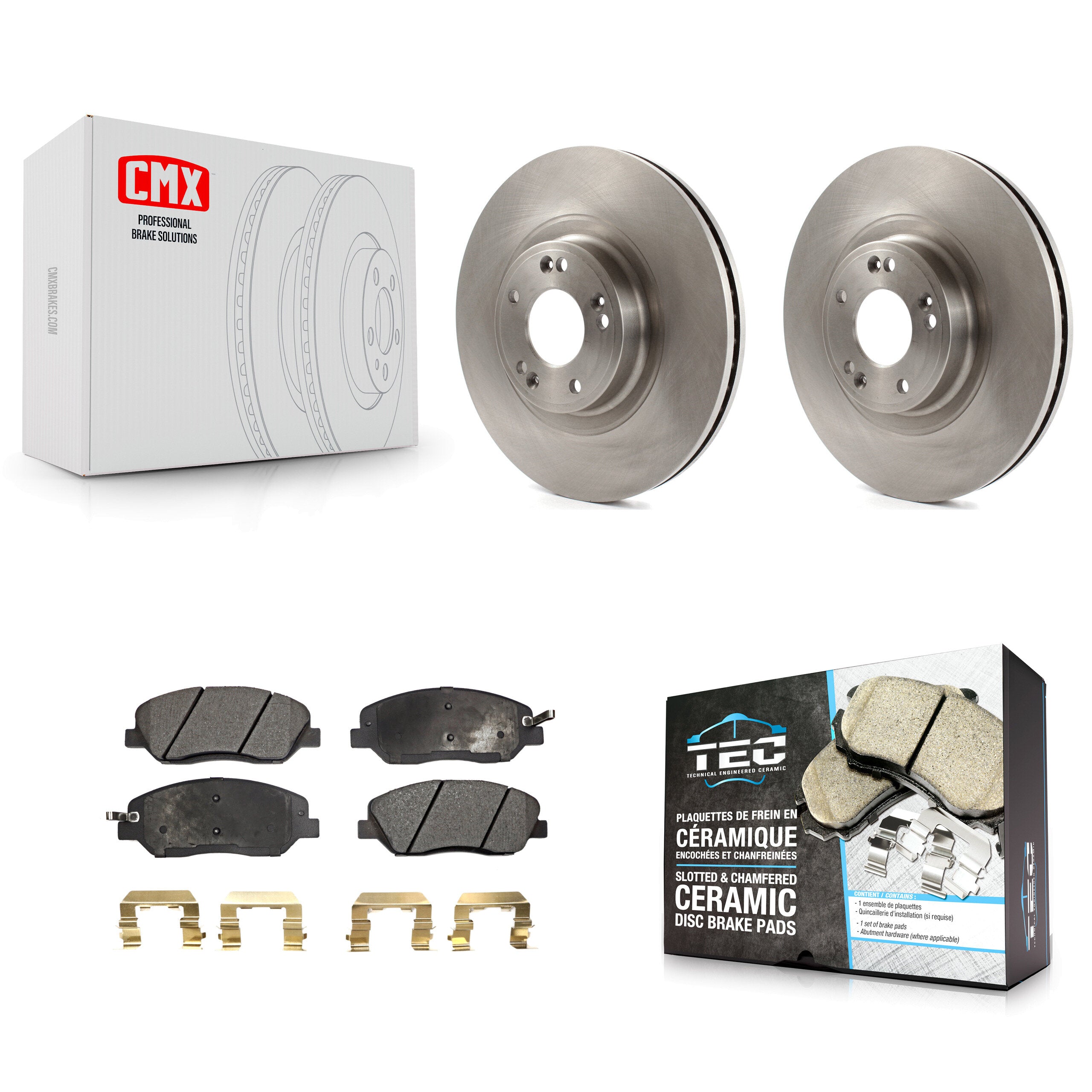 Transit Auto K8T-100591 Disc Brake Kit for 2012 Hyundai Genesis - Front product image