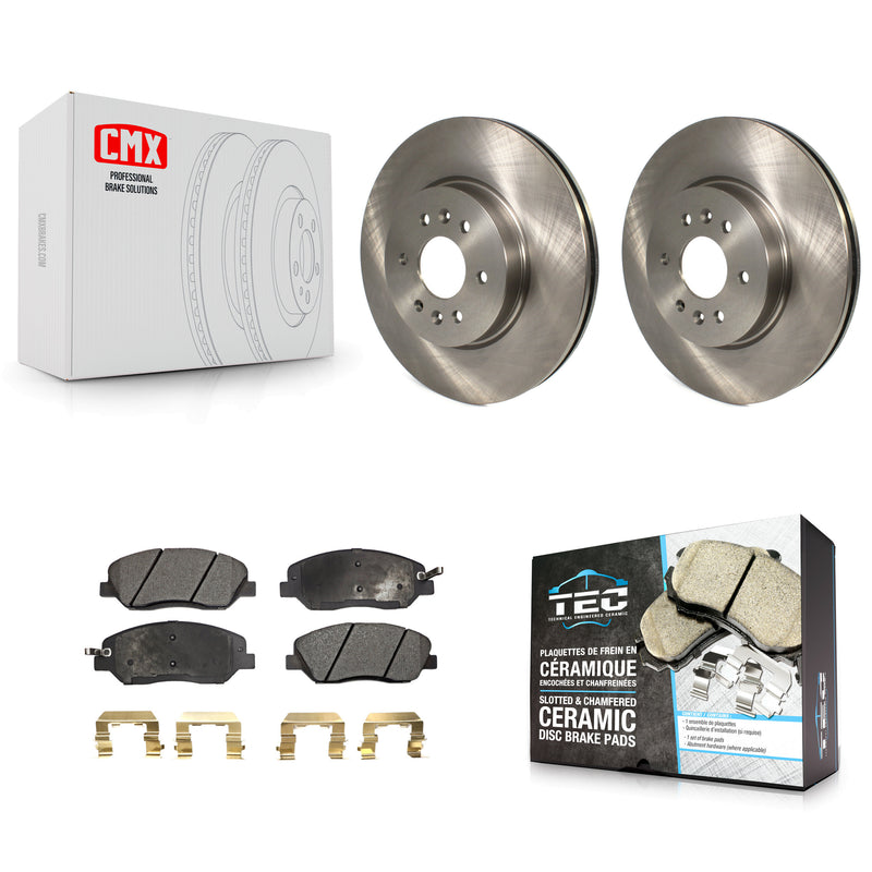 Transit Auto K8T-100596 Disc Brake Kit for 2009-2011 Kia Borrego - Front product image