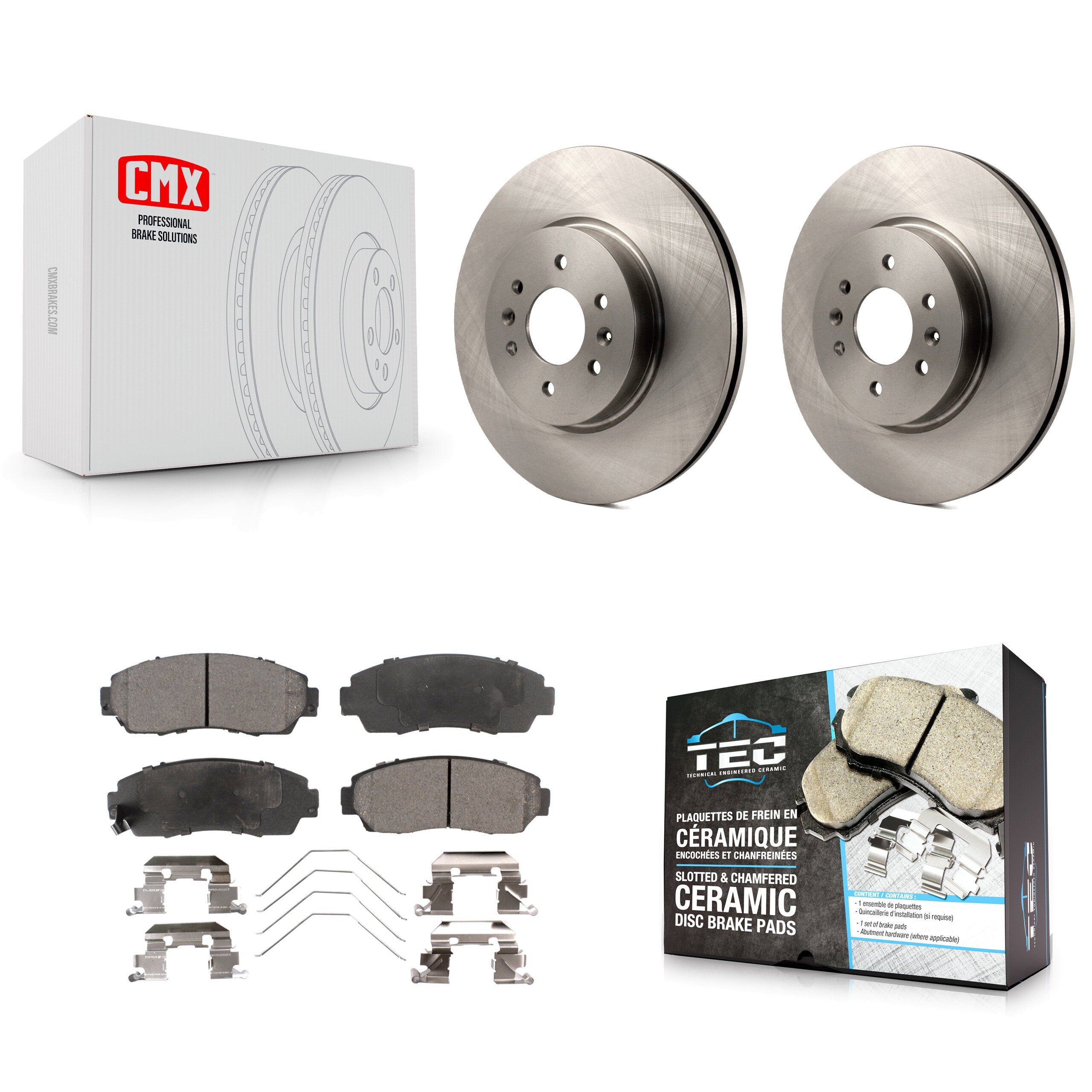Transit Auto K8T-100597 Disc Brake Kit for 2011-2014 Honda Odyssey - Front product image