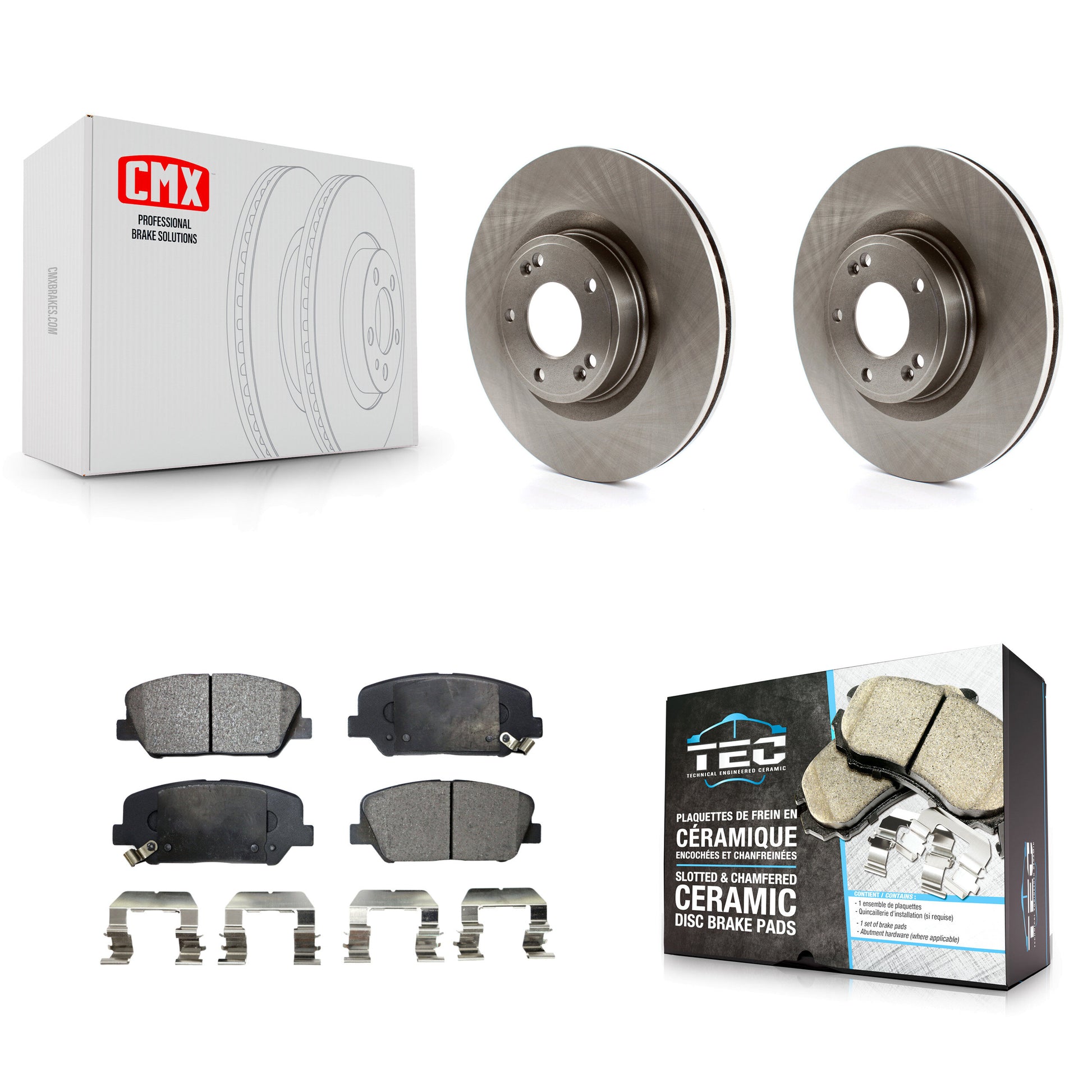 Transit Auto K8T-100606 Disc Brake Kit for 2010-2016 Hyundai Genesis Coupe - Front product image