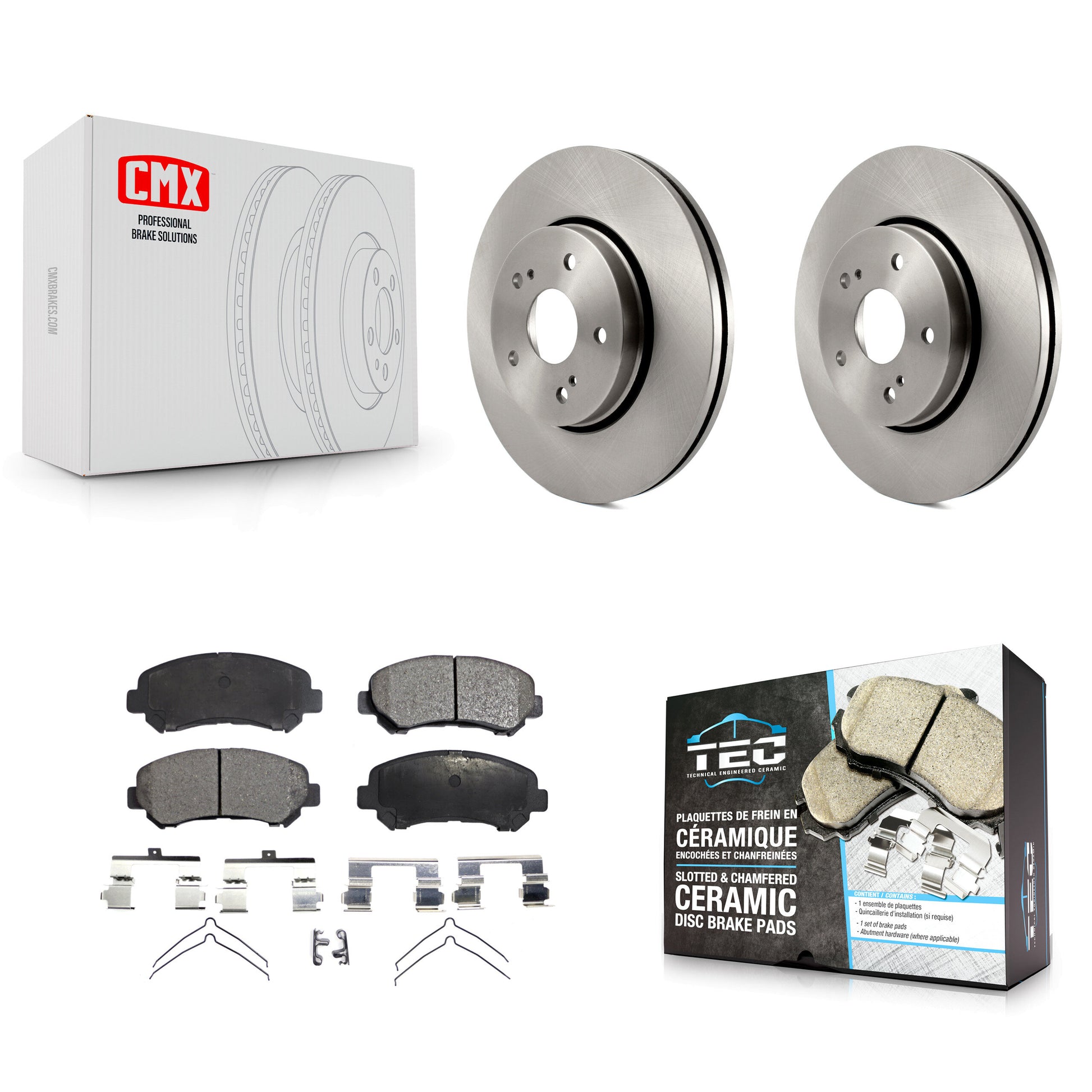 Transit Auto K8T-100614 Disc Brake Kit for 2010-2013 Suzuki Kizashi - Front product image