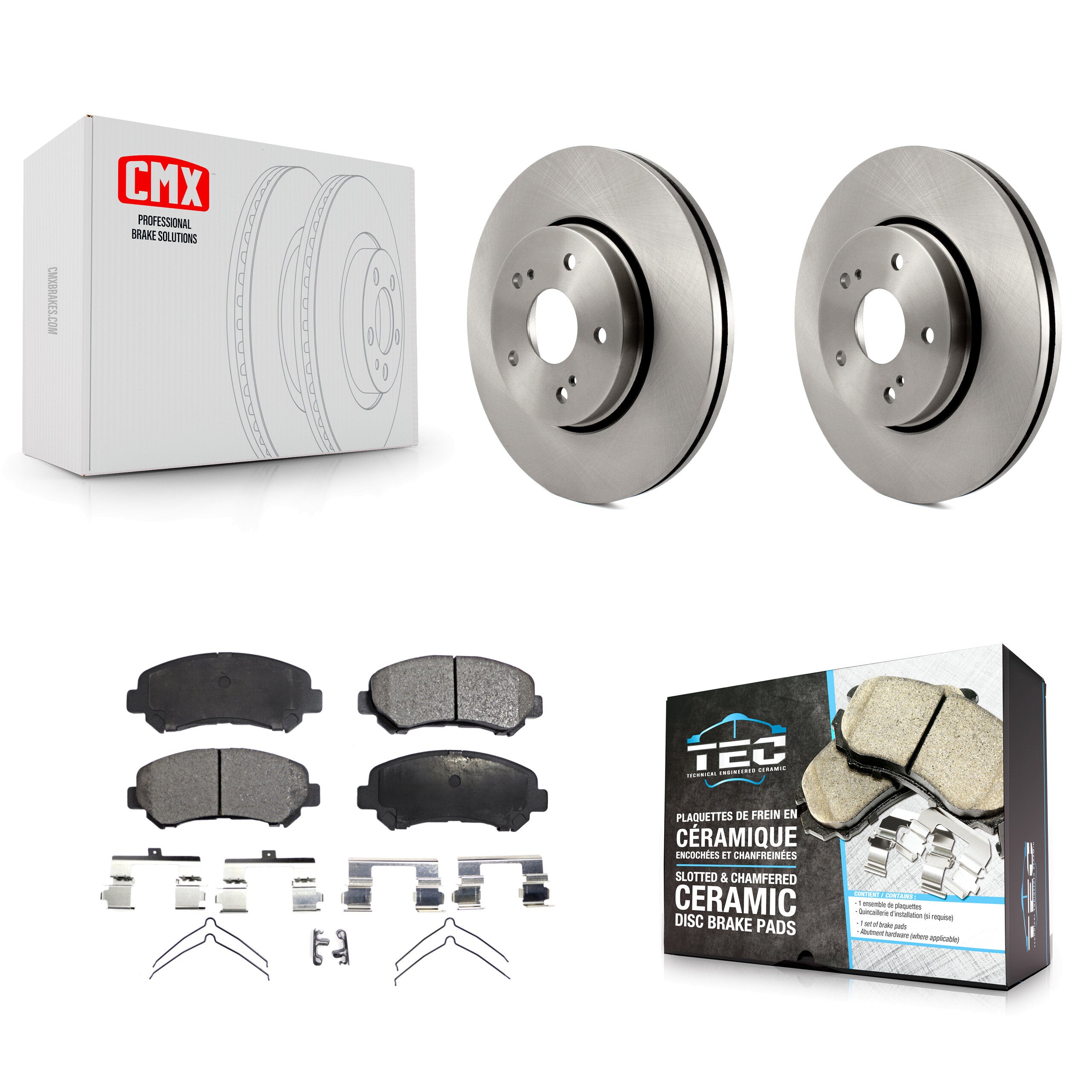 Transit Auto K8T-100614 Disc Brake Kit for 2010-2013 Suzuki Kizashi - Front product image