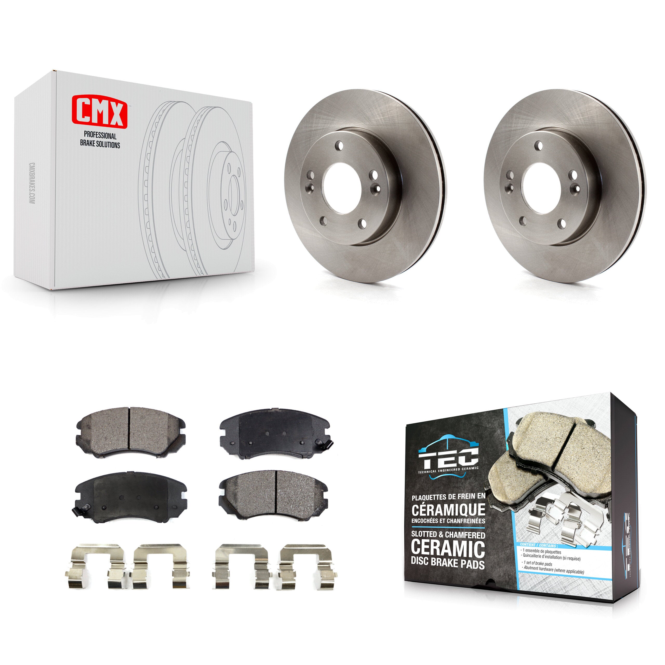 Transit Auto K8T-100616 Disc Brake Kit for 2010-2011 Kia Soul - Front product image