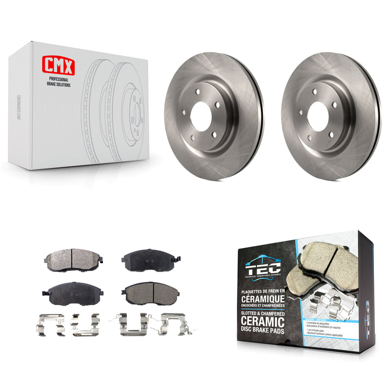 Transit Auto K8T-100618 Disc Brake Kit for 2011-2019 Nissan Juke, Nissan Sentra - Front product image