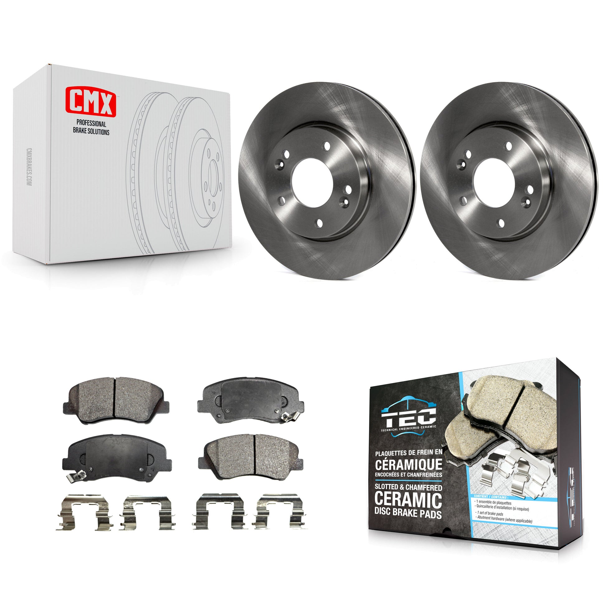 Transit Auto K8T-100621 Disc Brake Kit for 2011-2016 Hyundai Elantra GT, Kia Forte, Kia Forte Koup & more - Front product image