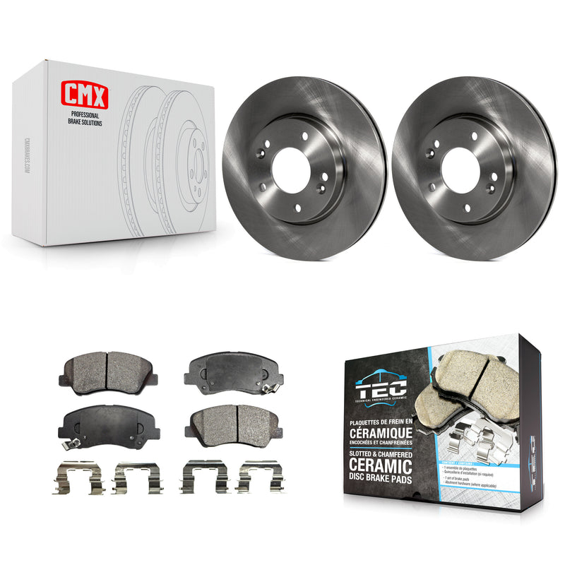 Transit Auto K8T-100621 Disc Brake Kit for 2011-2016 Hyundai Elantra GT, Kia Forte, Kia Forte Koup & more - Front product image