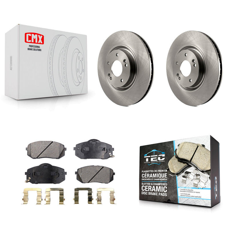 Transit Auto K8T-100624 Disc Brake Kit for 2014-2017 Hyundai Sonata, Hyundai Tucson, Kia Cadenza - Front product image