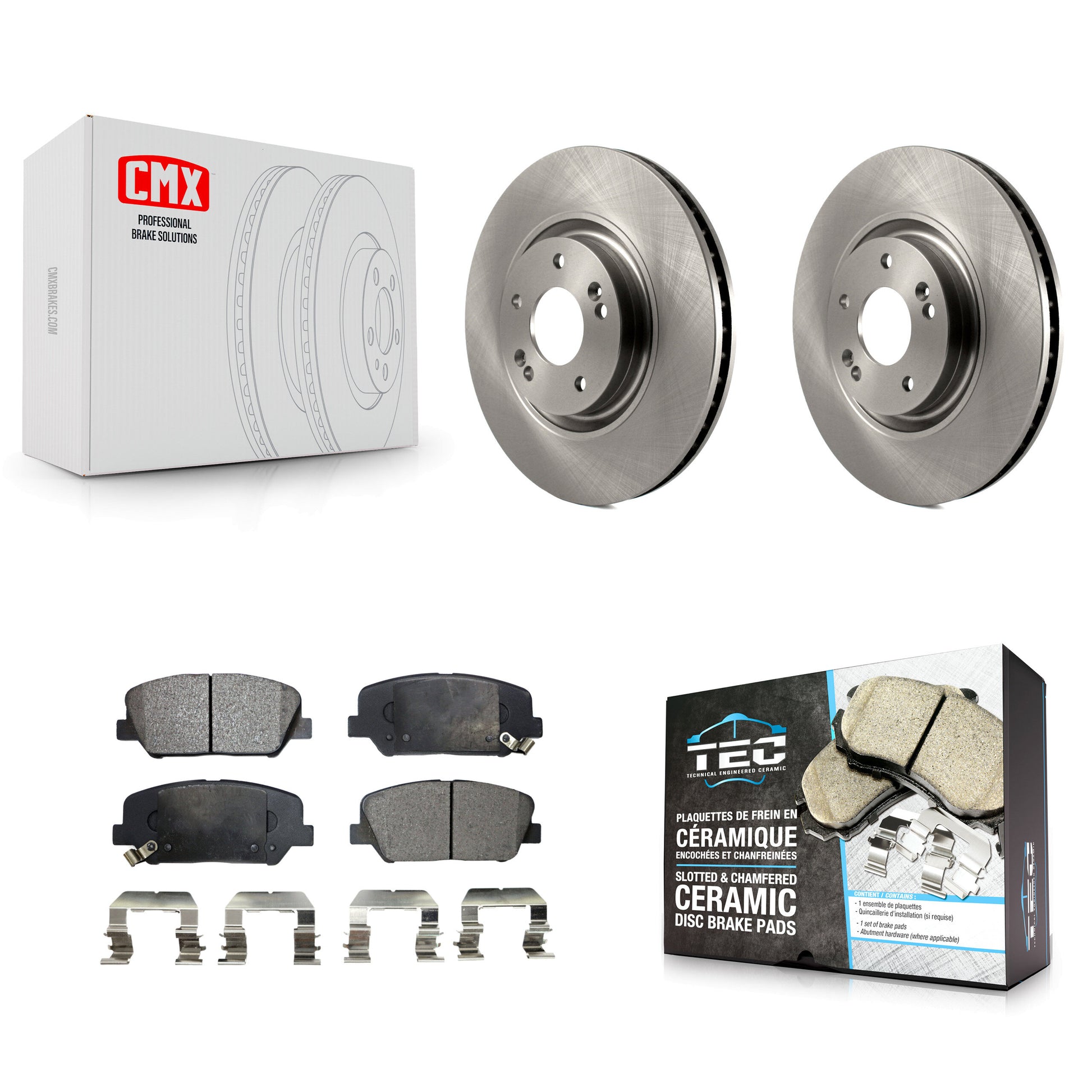 Transit Auto K8T-100625 Disc Brake Kit for 2011-2015 Kia Optima - Front product image