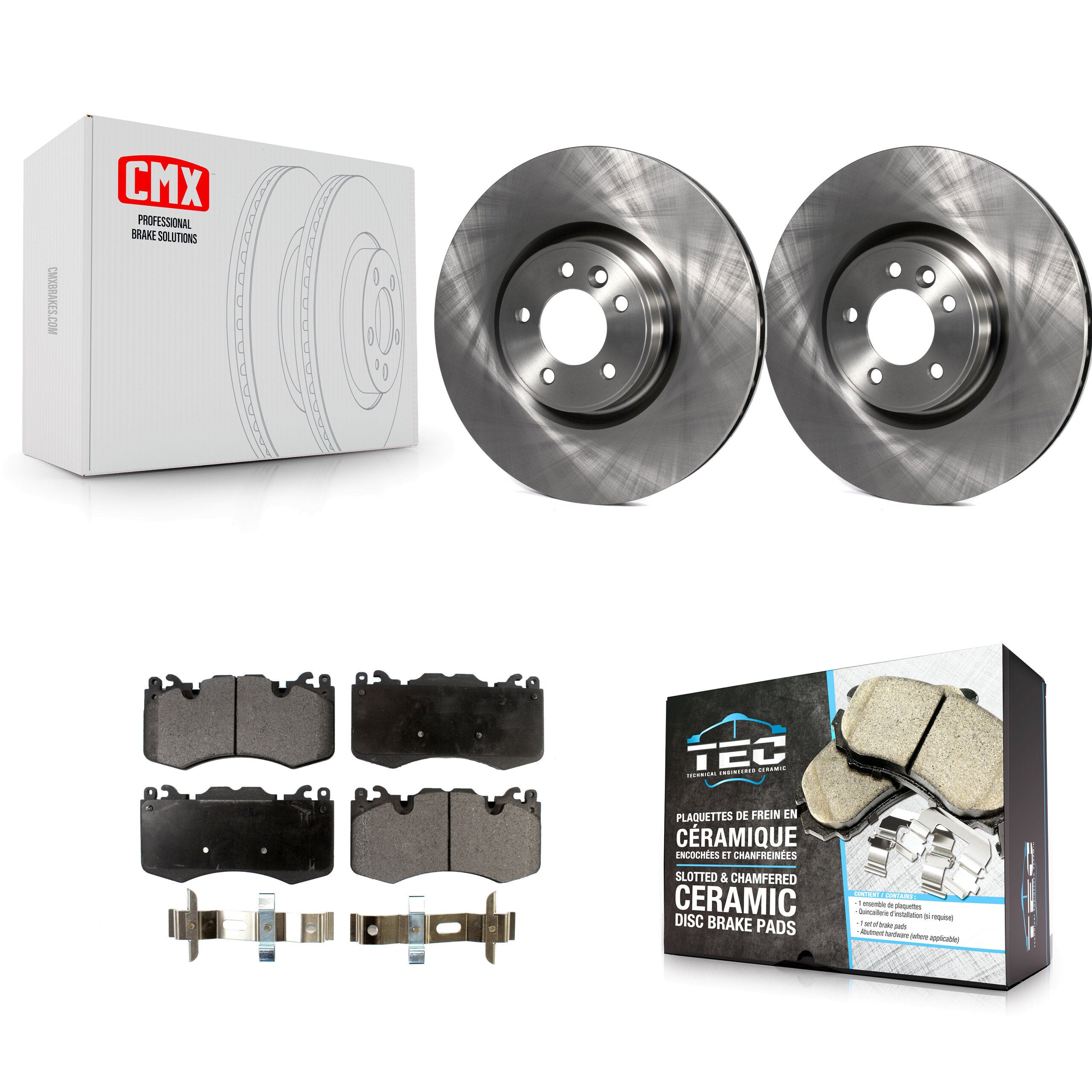 Transit Auto K8T-100630 Disc Brake Kit for 2010-2021 Land Rover Range Rover, Land Rover Range Rover Sport - Front product image