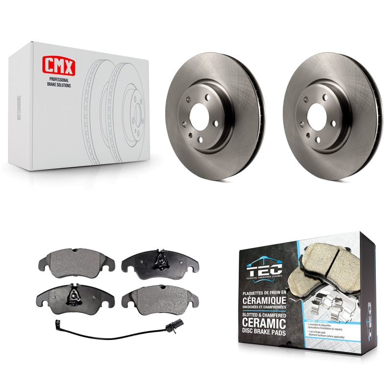 Transit Auto K8T-100636 Disc Brake Kit for 2011-2017 Audi A4 Quattro, Audi A5, Audi A5 Quattro & more - Front product image