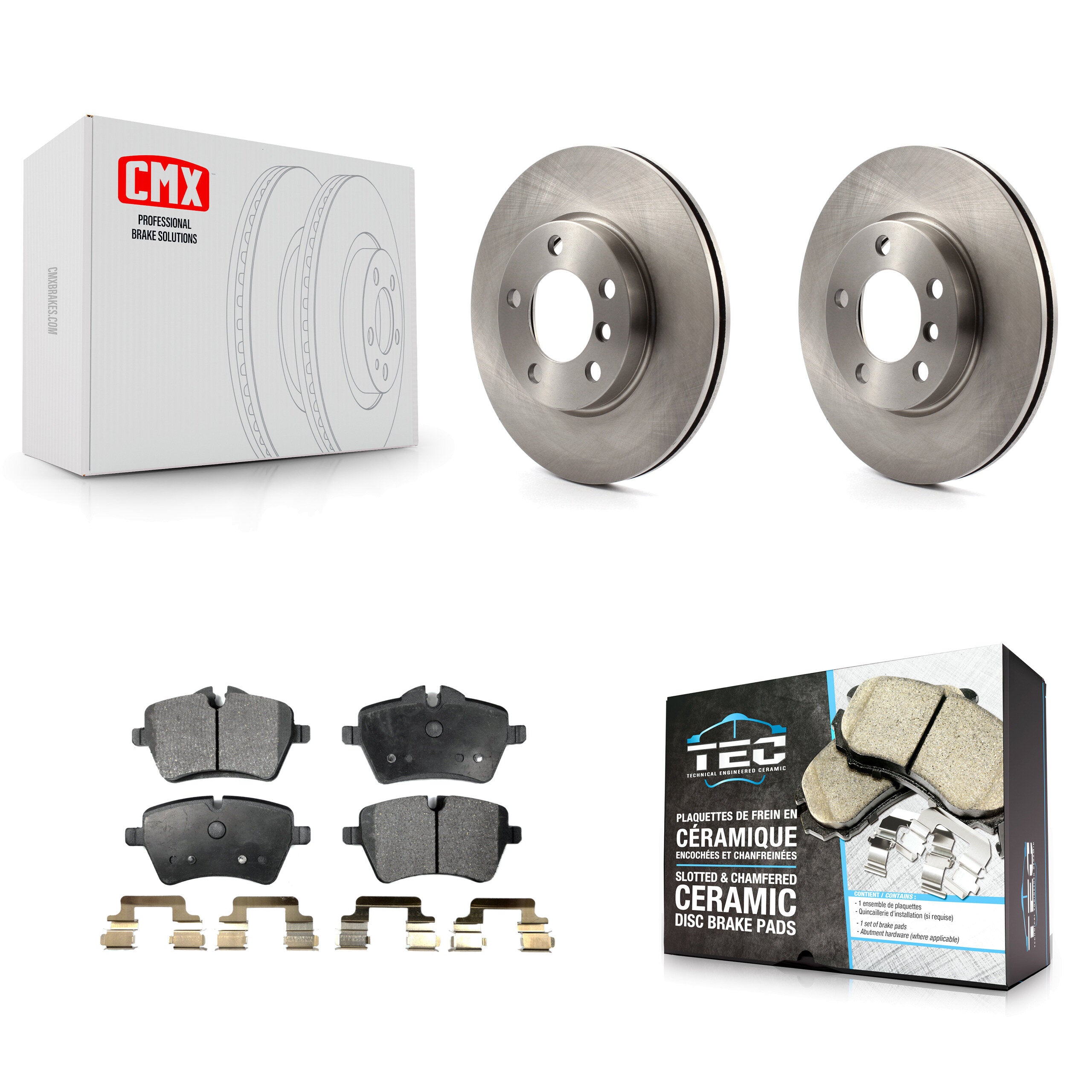 Transit Auto K8T-100644 Disc Brake Kit for 2011-2016 Mini Cooper Countryman, Mini Cooper Paceman - Front product image