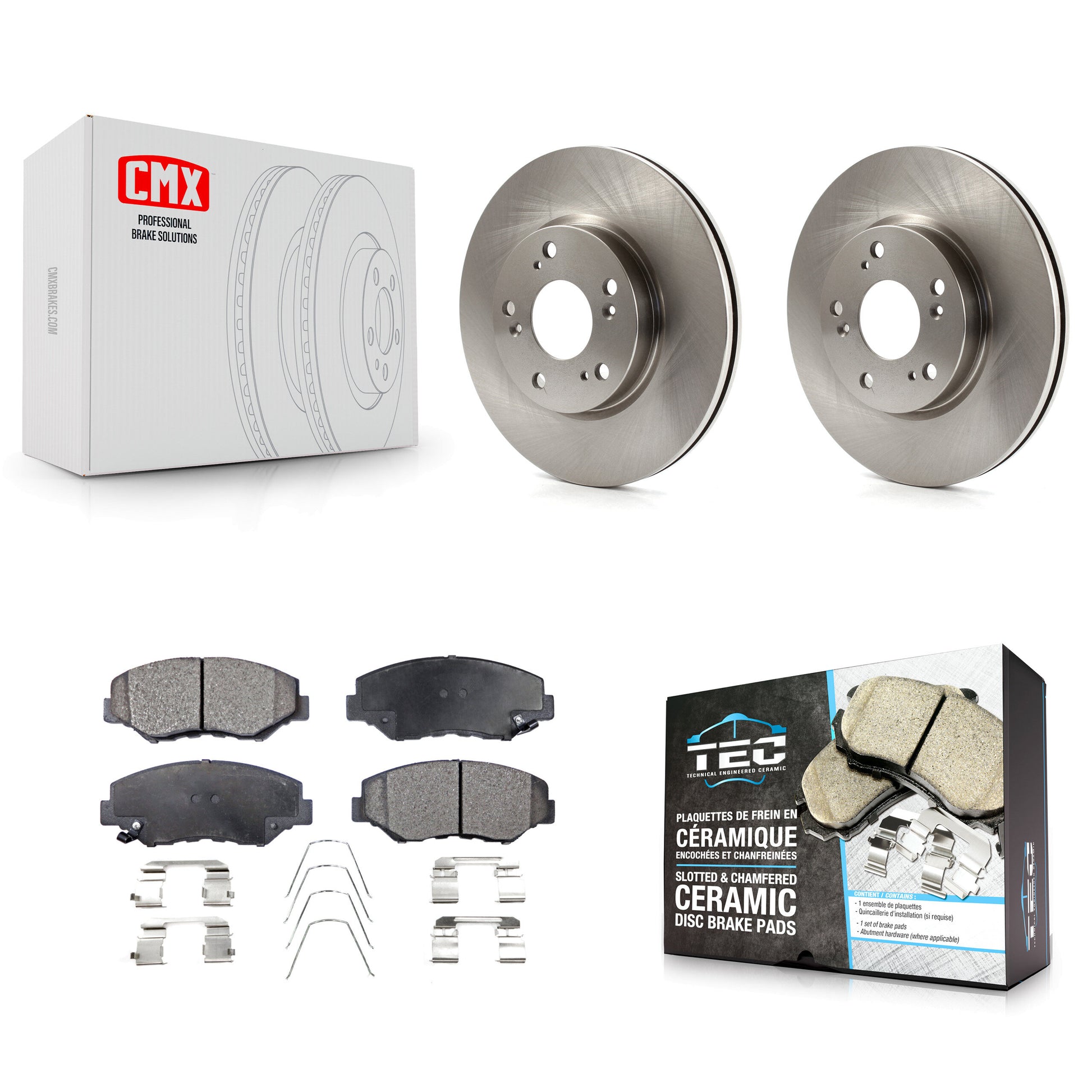 Transit Auto K8T-100653 Disc Brake Kit for 2013 Acura ILX - Front product image