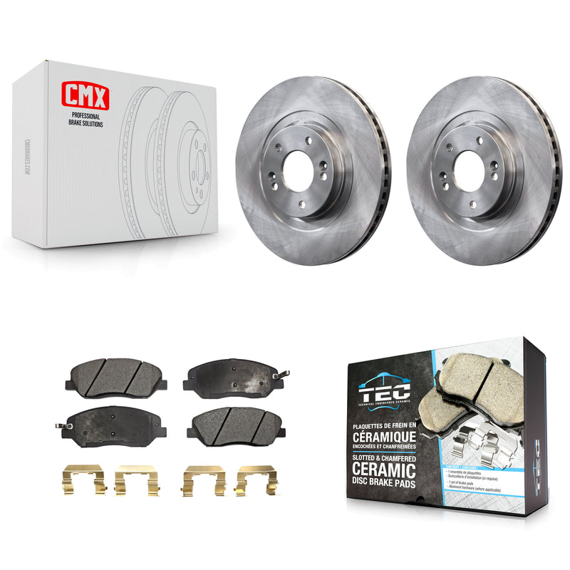 Transit Auto K8T-100654 Disc Brake Kit for 2013-2016 Hyundai Santa Fe, Hyundai Santa Fe XL - Front product image