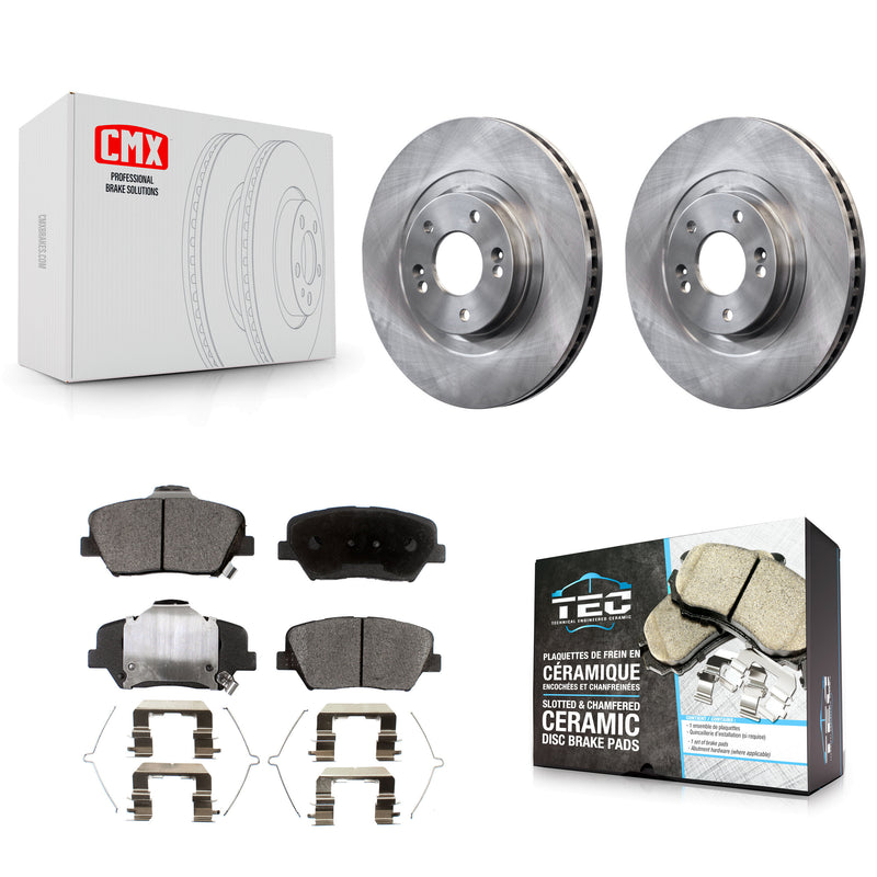 Transit Auto K8T-100656 Disc Brake Kit for 2016-2020 Hyundai Santa Fe Sport, Kia Sorento - Front product image