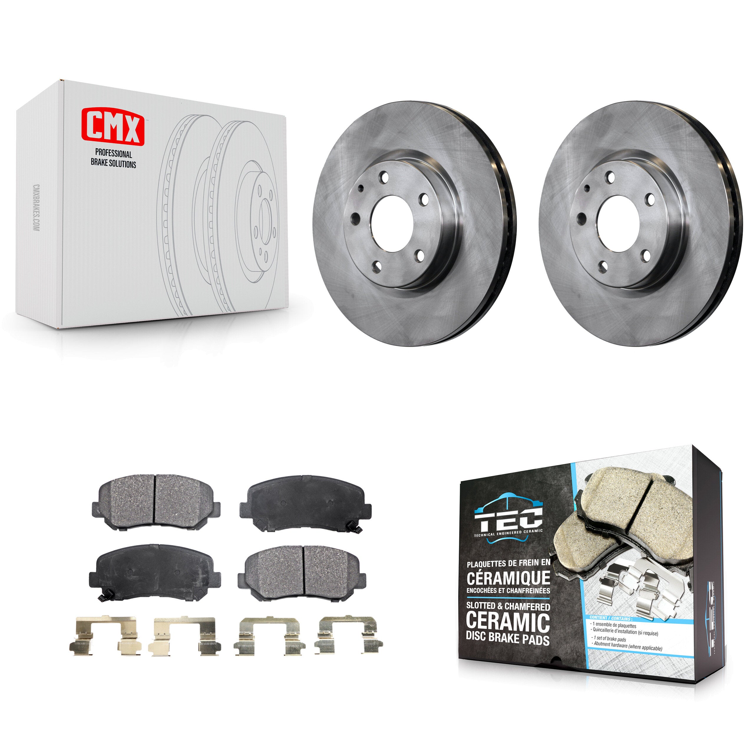 Transit Auto K8T-100658 Disc Brake Kit for 2013-2015 Mazda CX-5 - Front product image