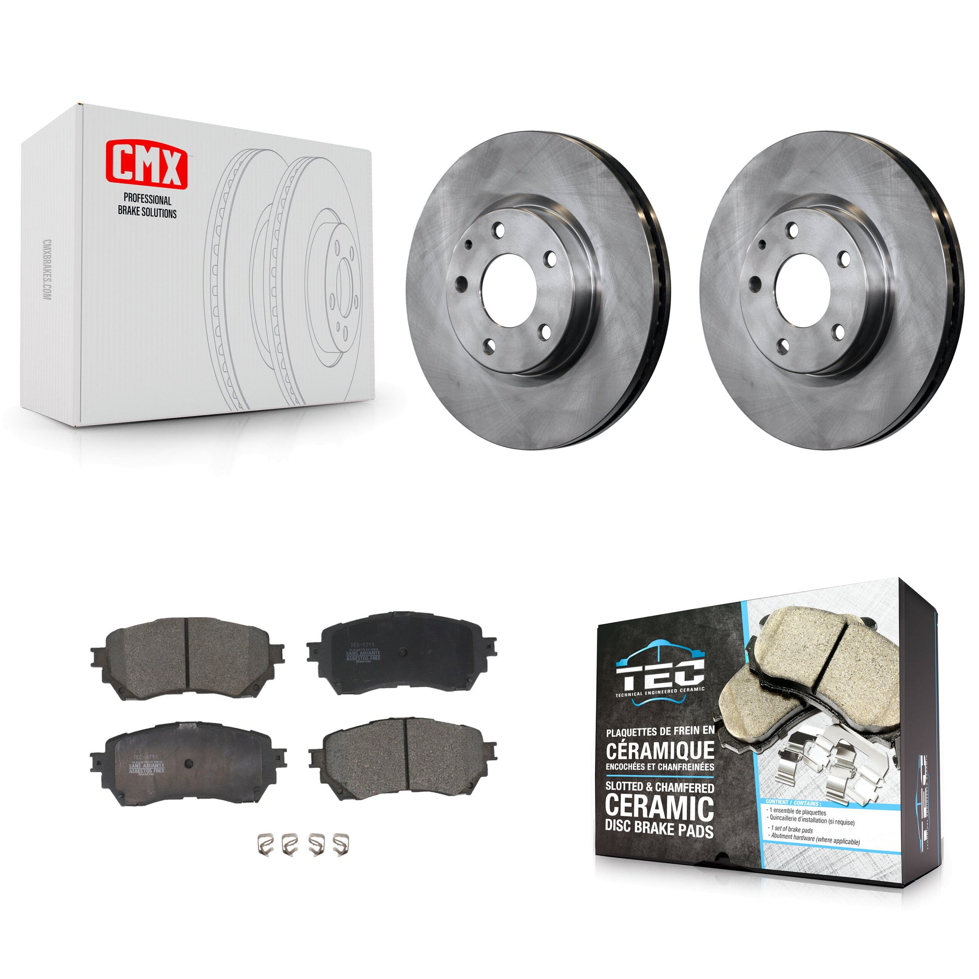 Transit Auto K8T-100659 Disc Brake Kit for 2014-2018 Mazda 6 - Front product image