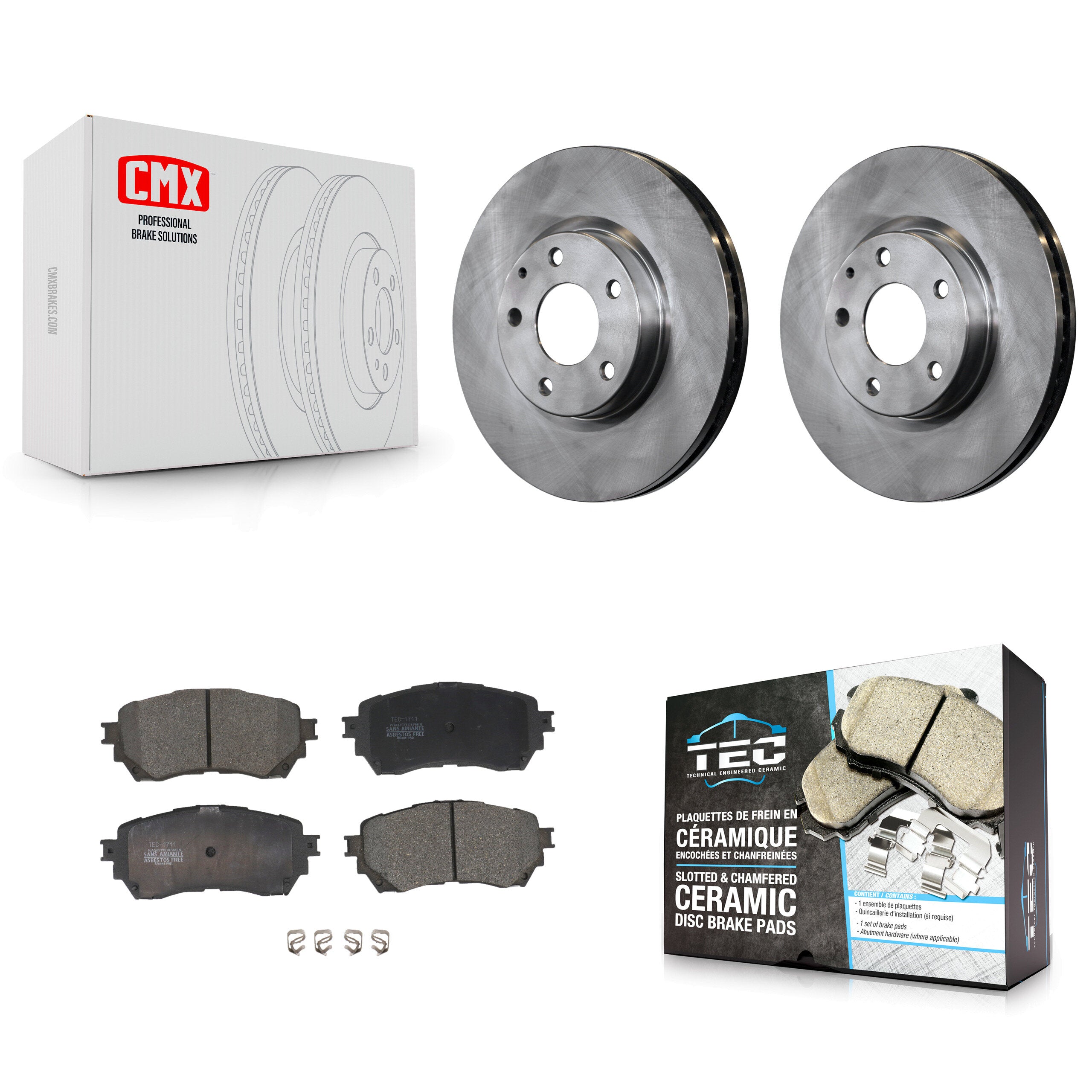 Transit Auto K8T-100659 Disc Brake Kit for 2014-2018 Mazda 6 - Front product image