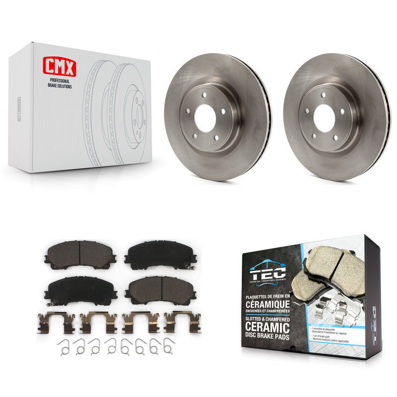 Transit Auto K8T-100668 Disc Brake Kit for 2014-2024 INFINITI Q60, INFINITI QX50, INFINITI Q50 - Front product image