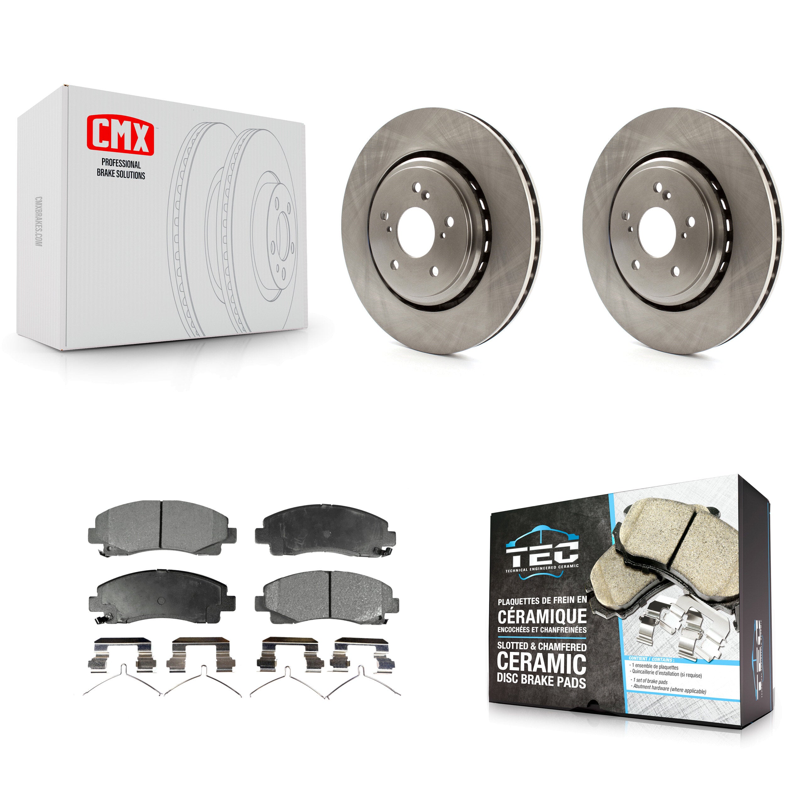 Transit Auto K8T-100669 Disc Brake Kit for 2015-2020 Acura TLX - Front product image