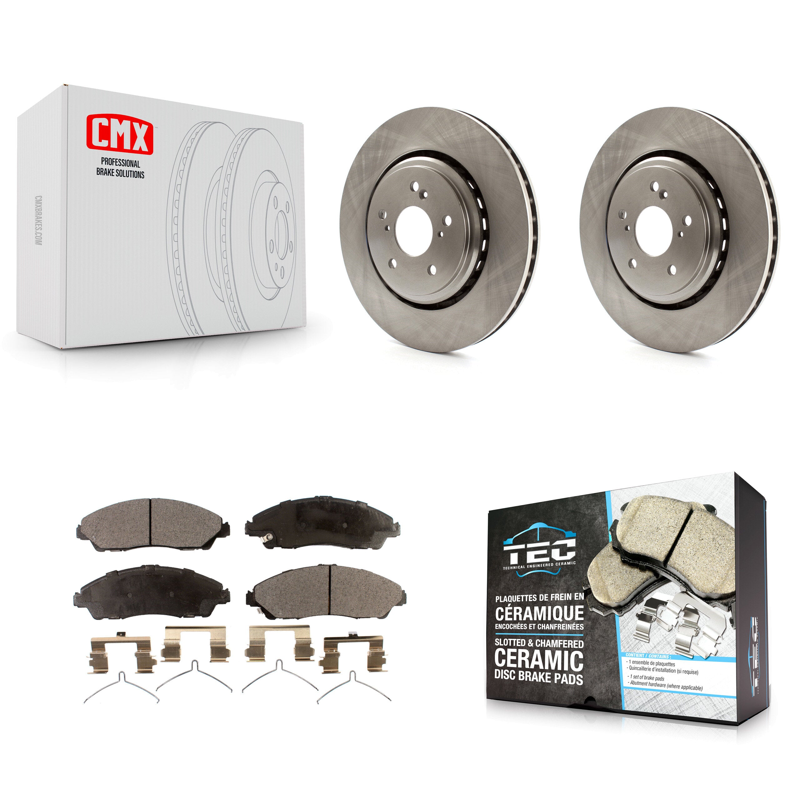 Transit Auto K8T-100670 Disc Brake Kit for 2014-2016 Acura MDX - Front product image